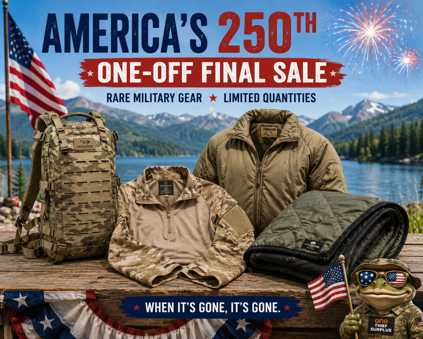 4th of July One-Off Final Sale!