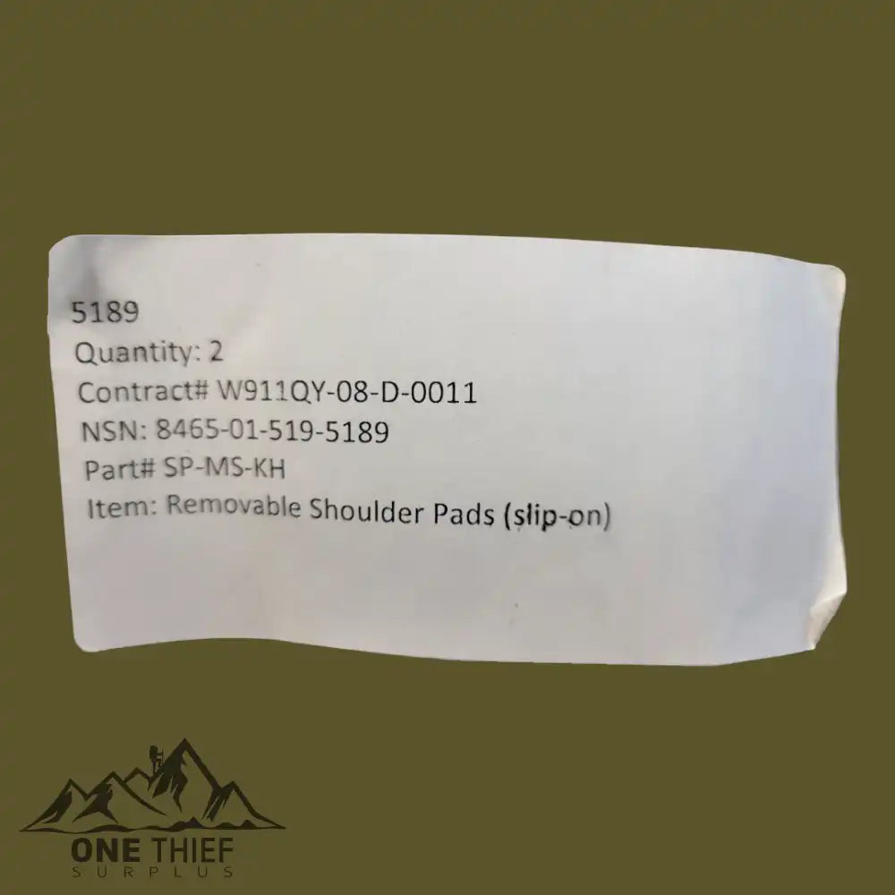 onethiefsurplus Eagle Industries Coyote Slip On Shoulder Pads PC Plate Carrier MBSS SFLCS FSBE