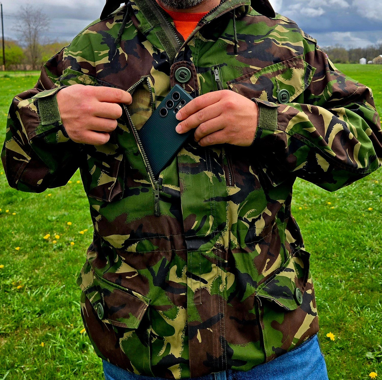 onethiefsurplus British Woodland DPM Windproof Combat Smock W/ Hood