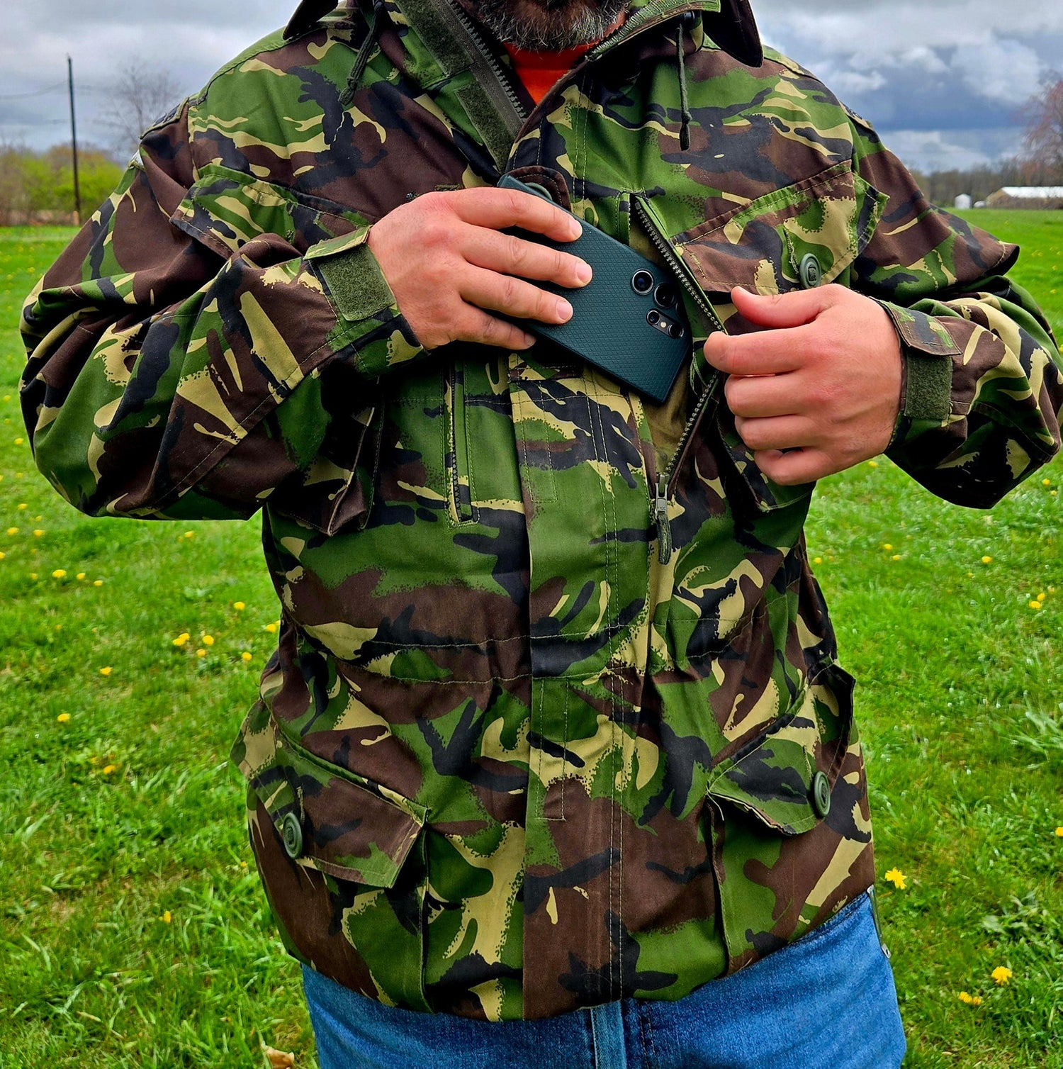 onethiefsurplus British Woodland DPM Windproof Combat Smock W/ Hood