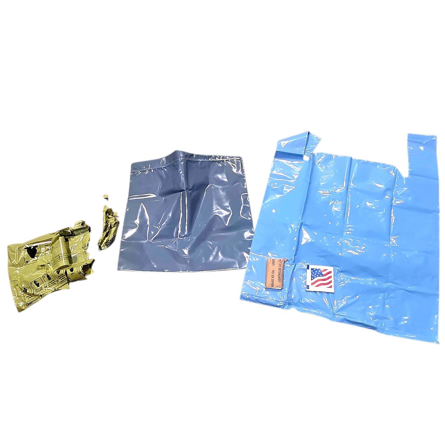 onethiefsurplus Camping & Hiking Authentic USGI WAG Bag Waste Kit (12 pack)