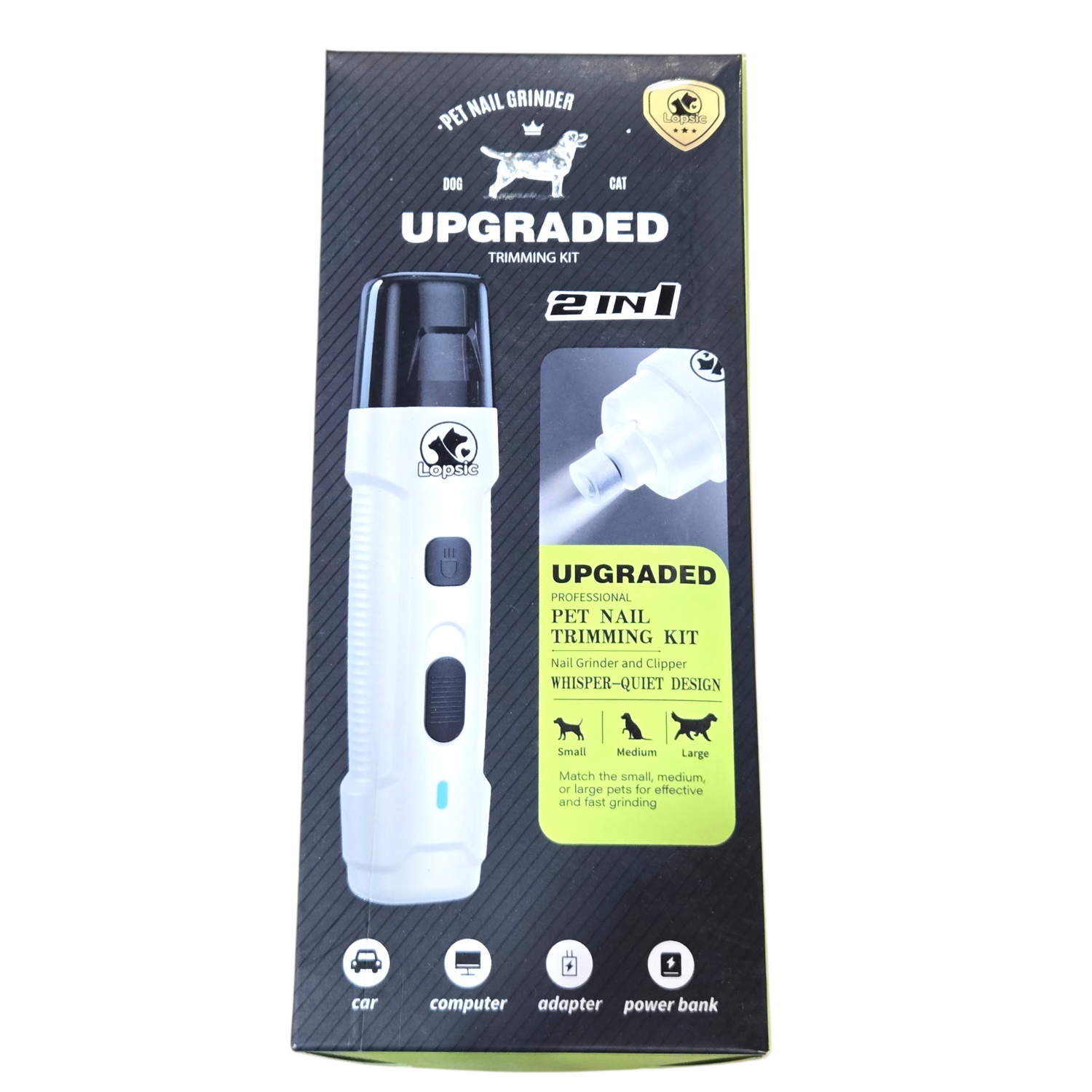 onethiefsurplus Camping & Hiking Cordless Pet Nail Trimming Kit