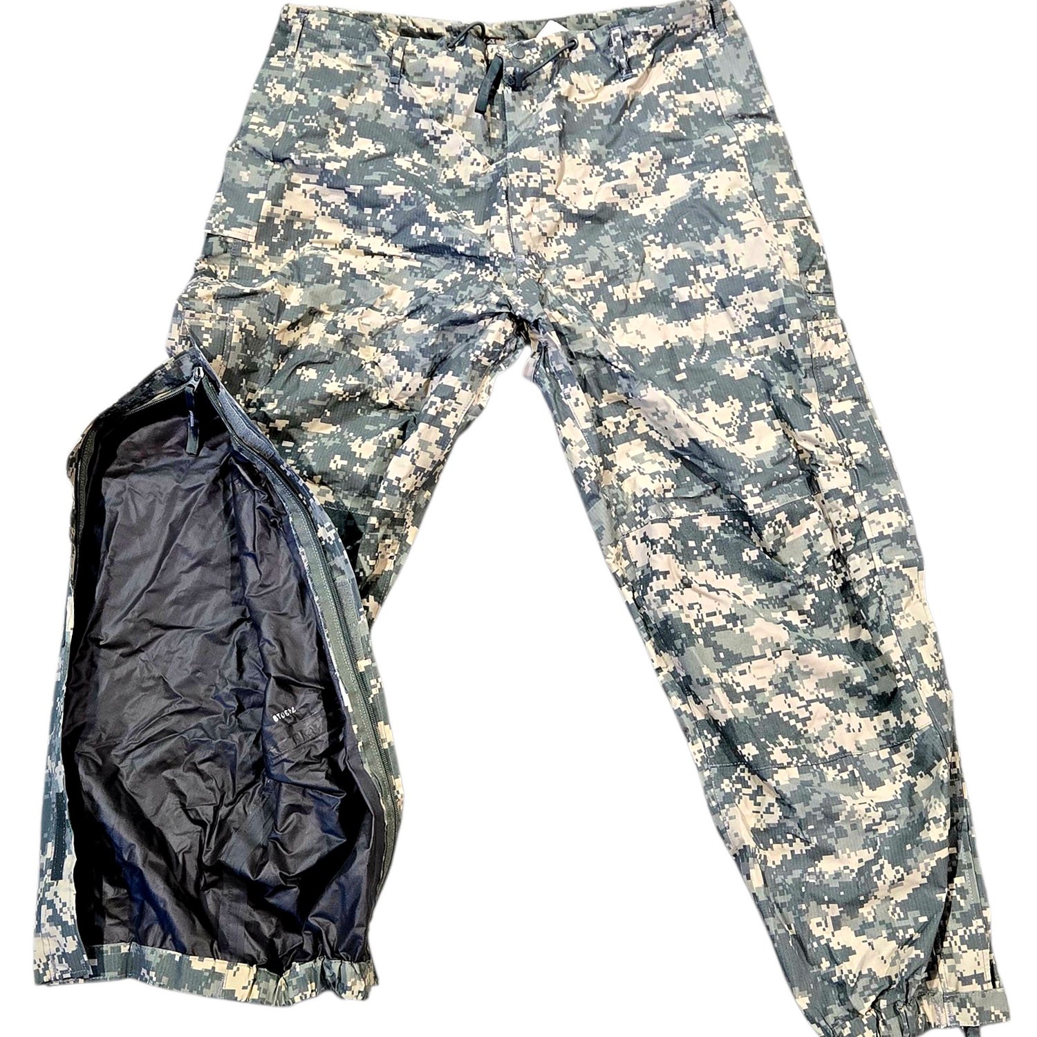 onethiefsurplus Camping & Hiking ECWCS Gen III Level 6 Wet Weather Trousers – USGI Waterproof Shell Pants