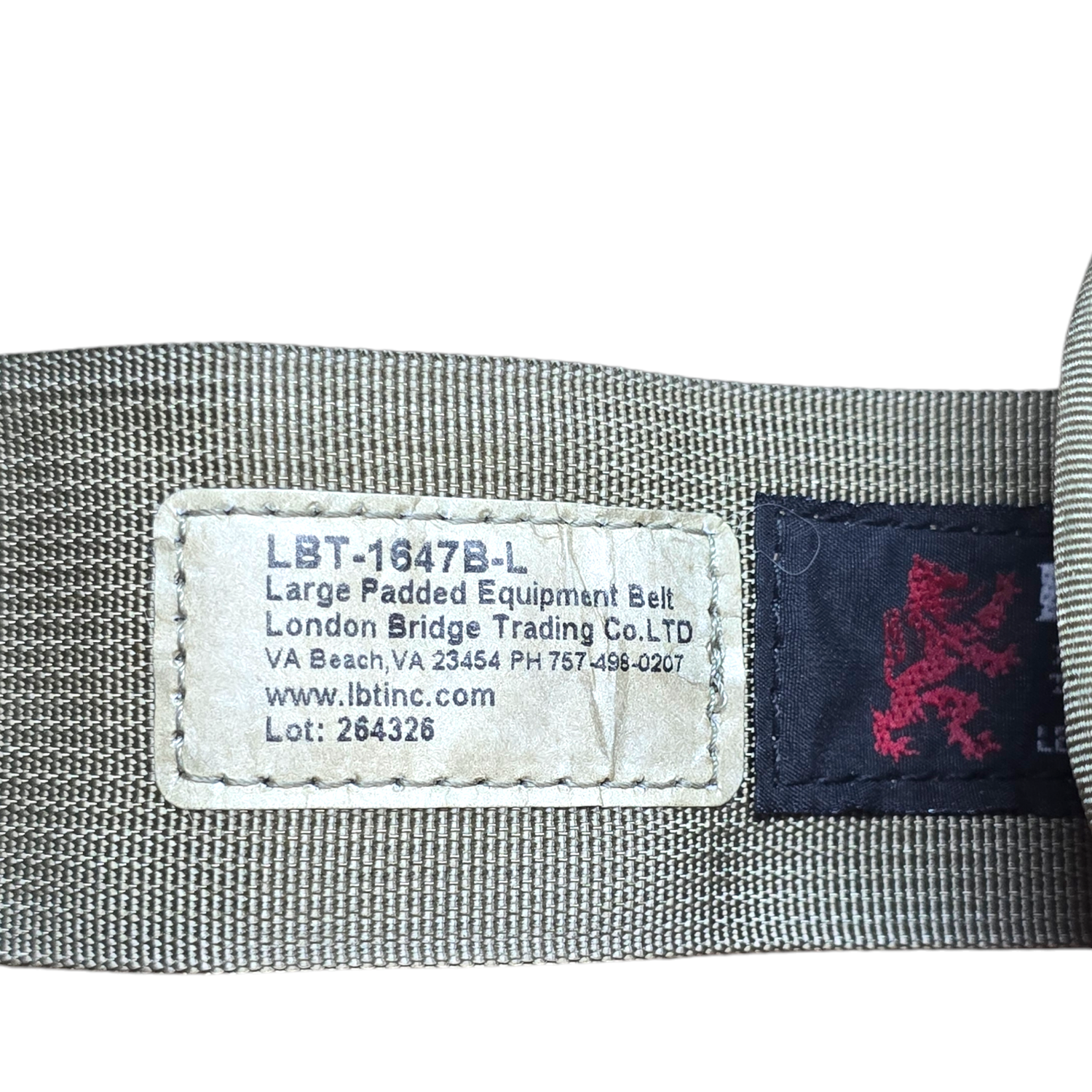 onethiefsurplus Camping & Hiking London Bridge Trading 1647B-L Padded Battle Belt