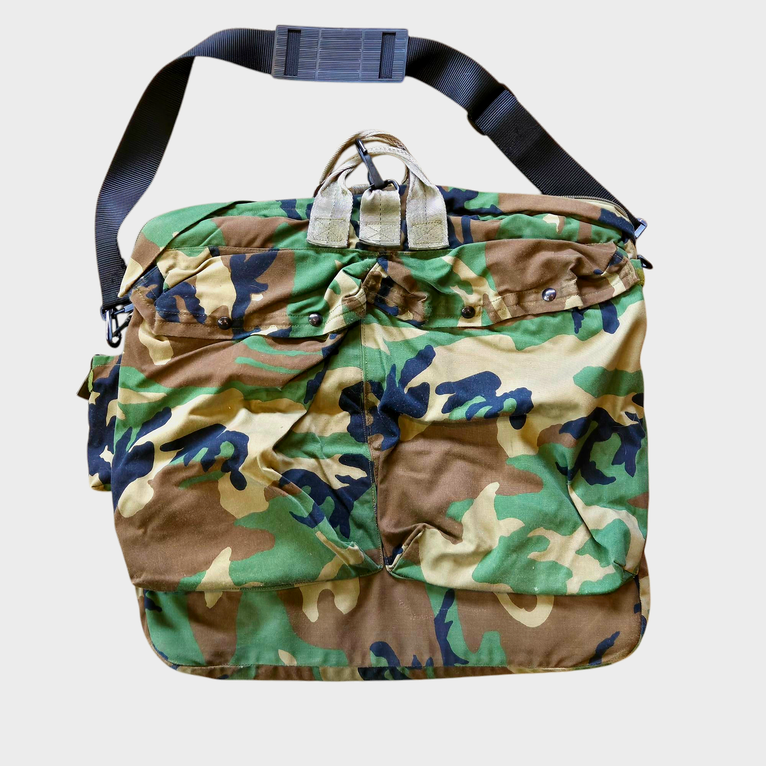 onethiefsurplus Camping & Hiking M81 Woodland Flight Helmet Bag