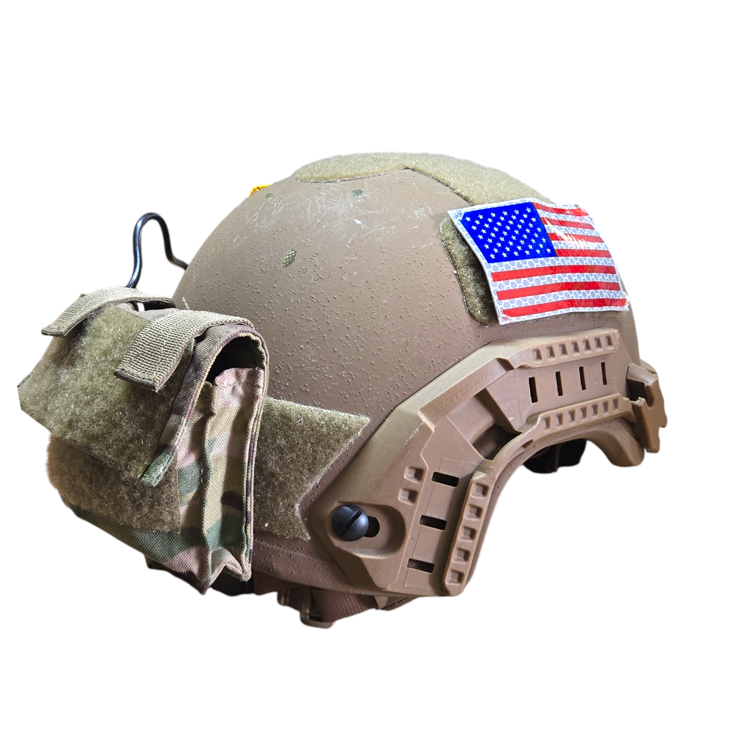 onethiefsurplus Camping & Hiking Ops Core Helmet Mounted Counterweight/Battery Pouch