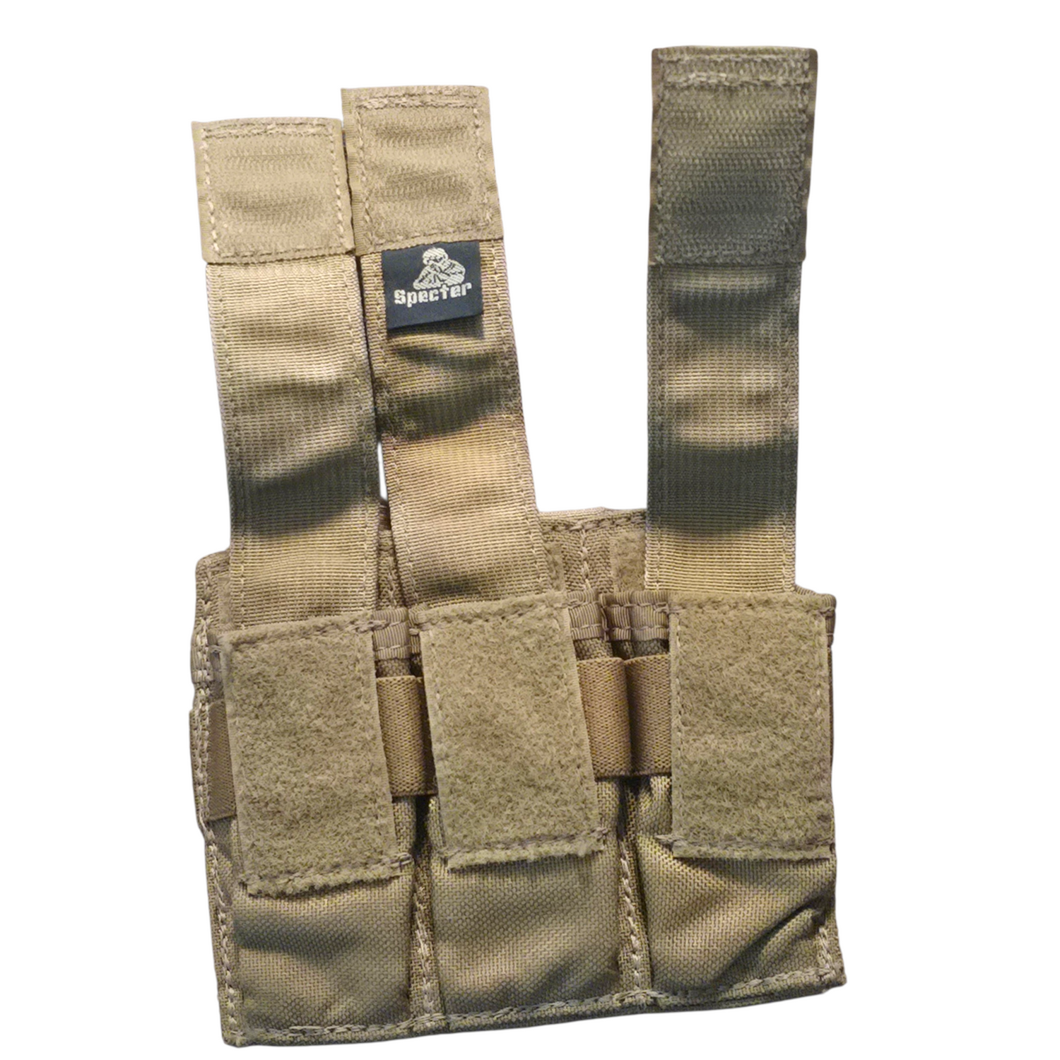 onethiefsurplus Camping & Hiking Spectre Coyote MOLLE Triple Pistol Mag Pouch