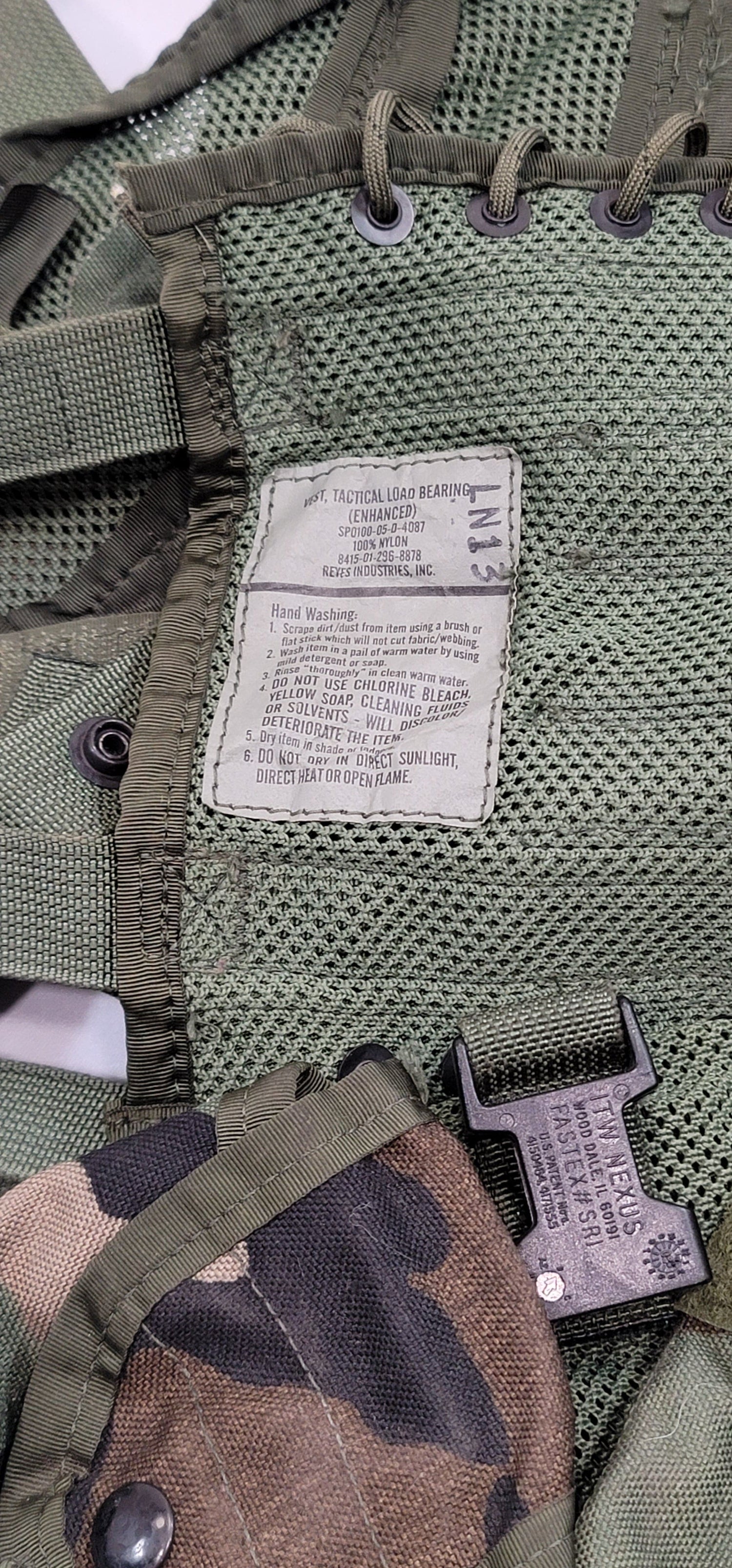 onethiefsurplus Camping & Hiking U.S. Army Woodland Camo Enhanced Load Bearing Vest (LBV-88)