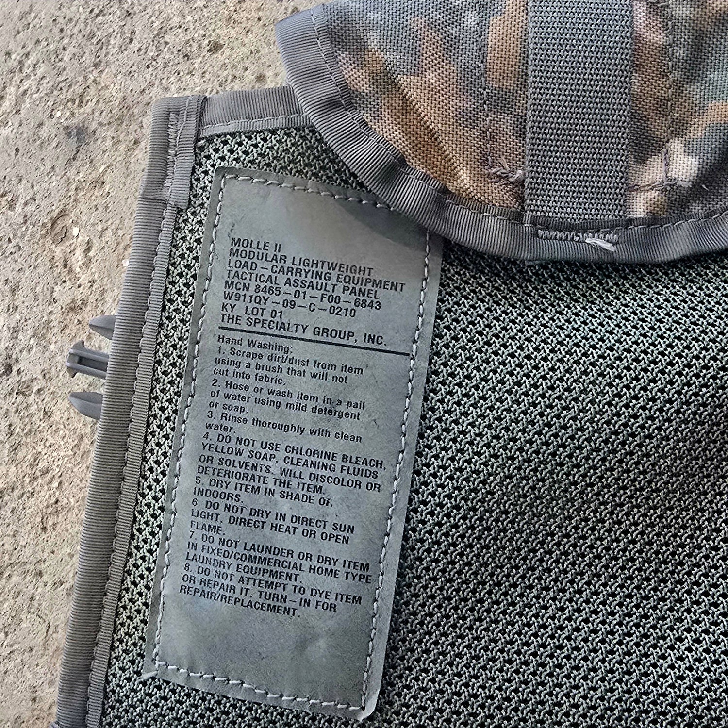 onethiefsurplus Camping & Hiking UCP-Delta Tactical Assault Panel