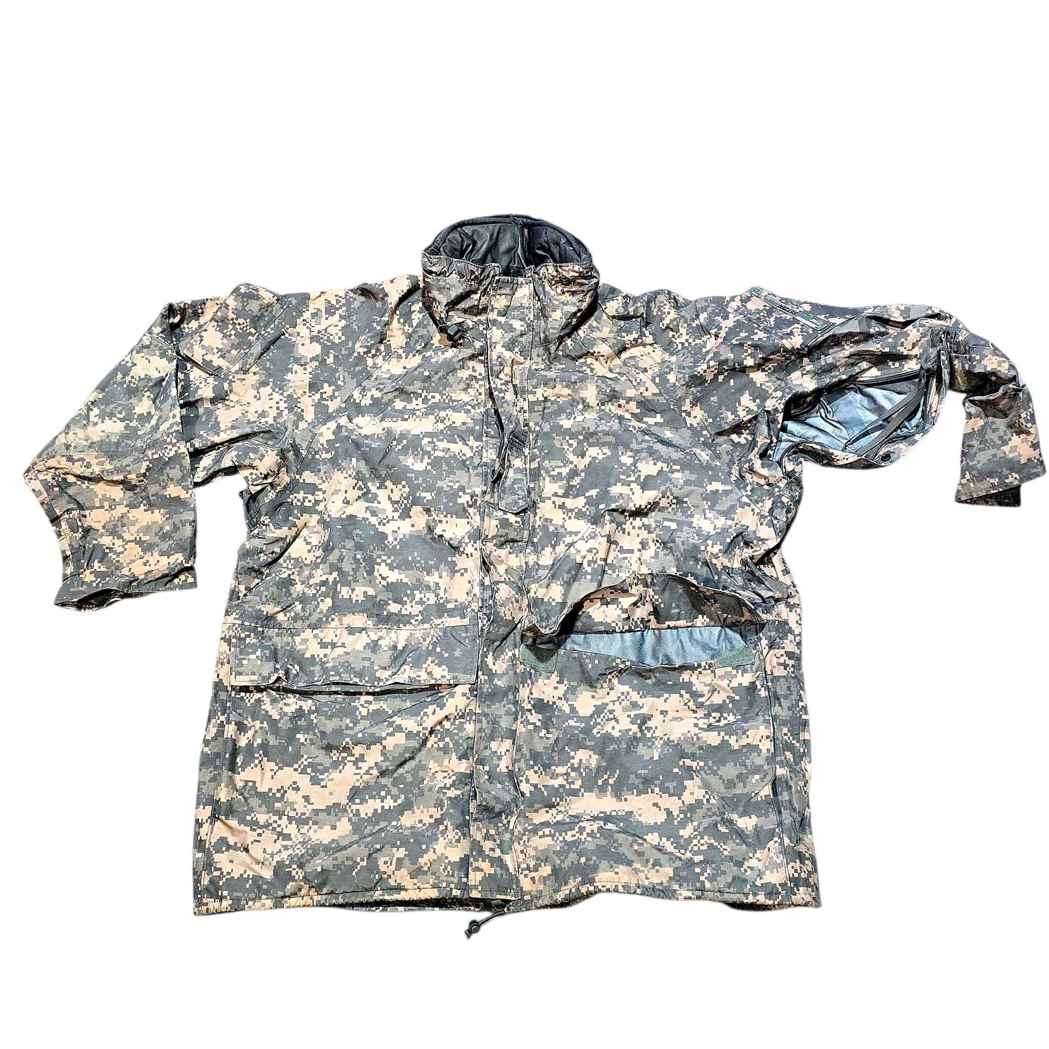 army wet weather gear UCP Gore-Tex Cold / Parka – Military Surplus Waterproof Ja – onethiefsurplus Outer material:Nylcot blue the PIC Design Catalog 174hudson Two exterior reach