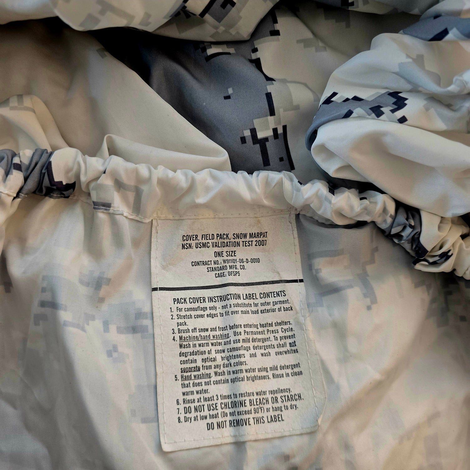 onethiefsurplus Camping & Hiking USMC Snow/Alpine MARPAT Field Pack Cover – 2007 Validation Trial