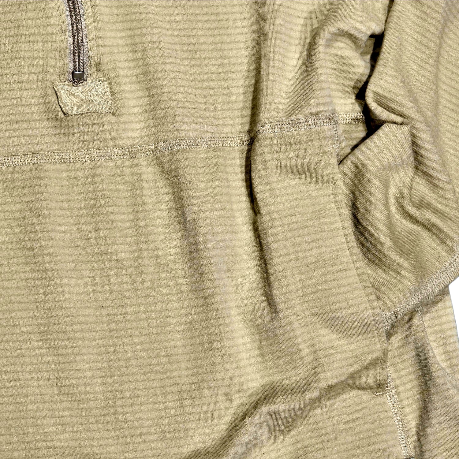 onethiefsurplus Camping & Hiking USMC Tan FROG Grid Fleece Pullover – Genuine USMC Issue