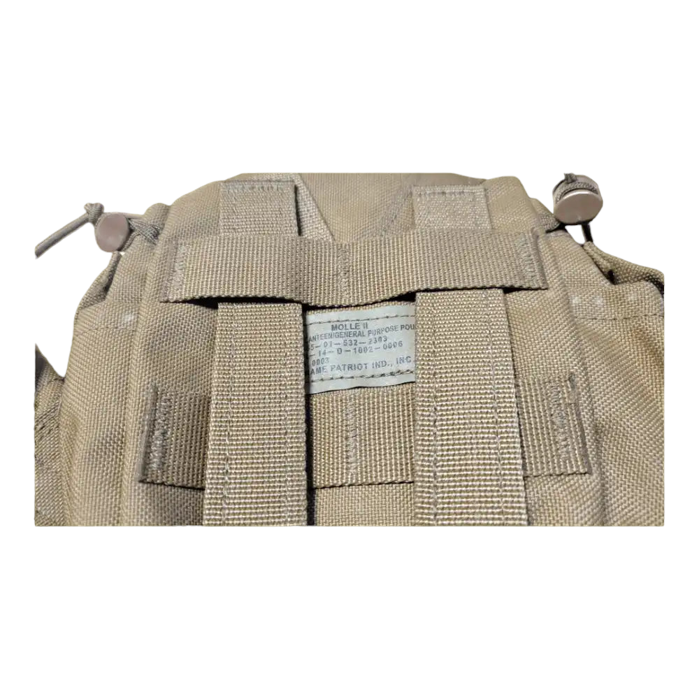 onethiefsurplus Coyote USMC Canteen Pouch (Grade 2) SINGLE POUCH