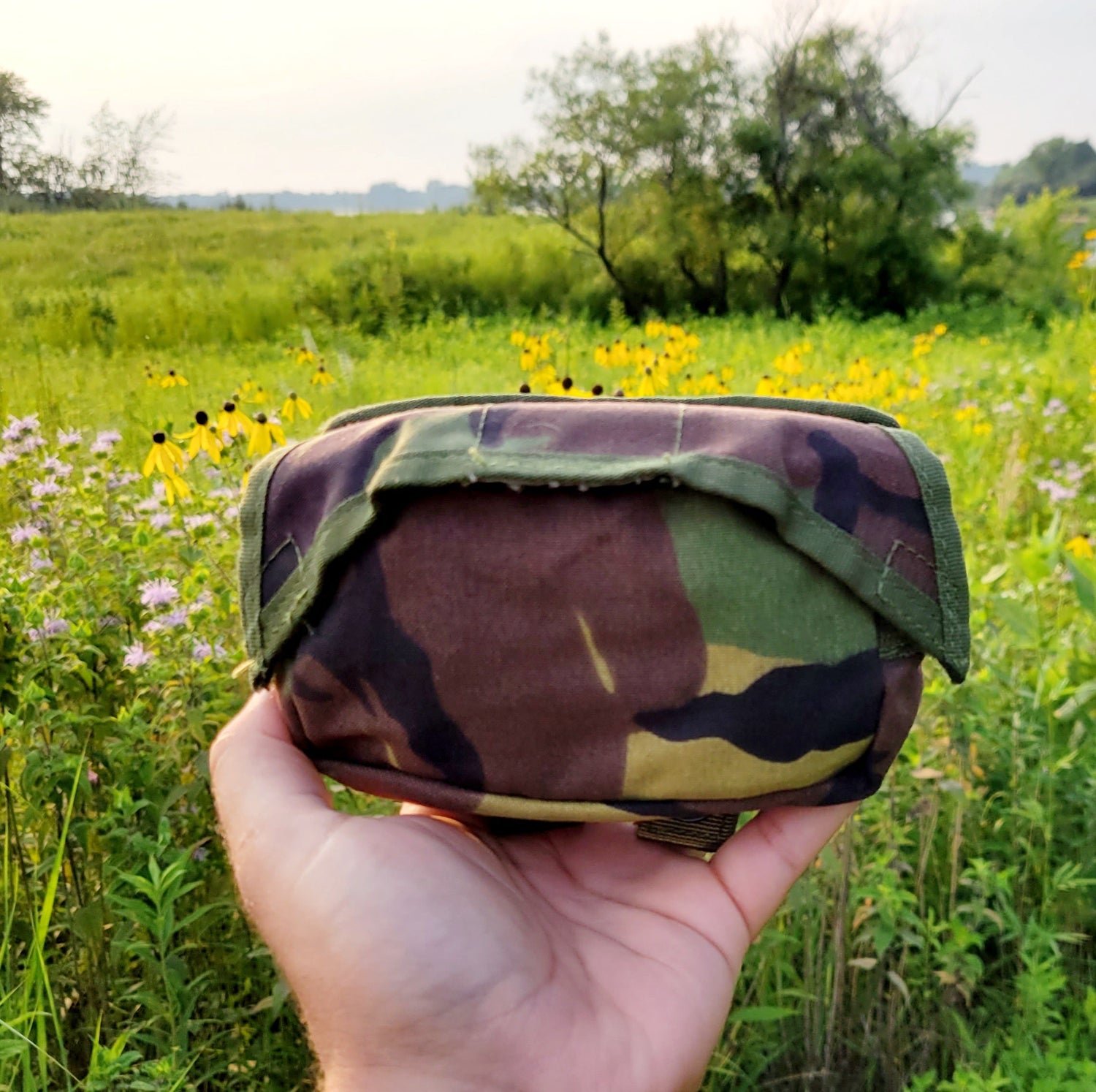 onethiefsurplus Dutch DPM pattern pouch with MOLLE/PALS attachments