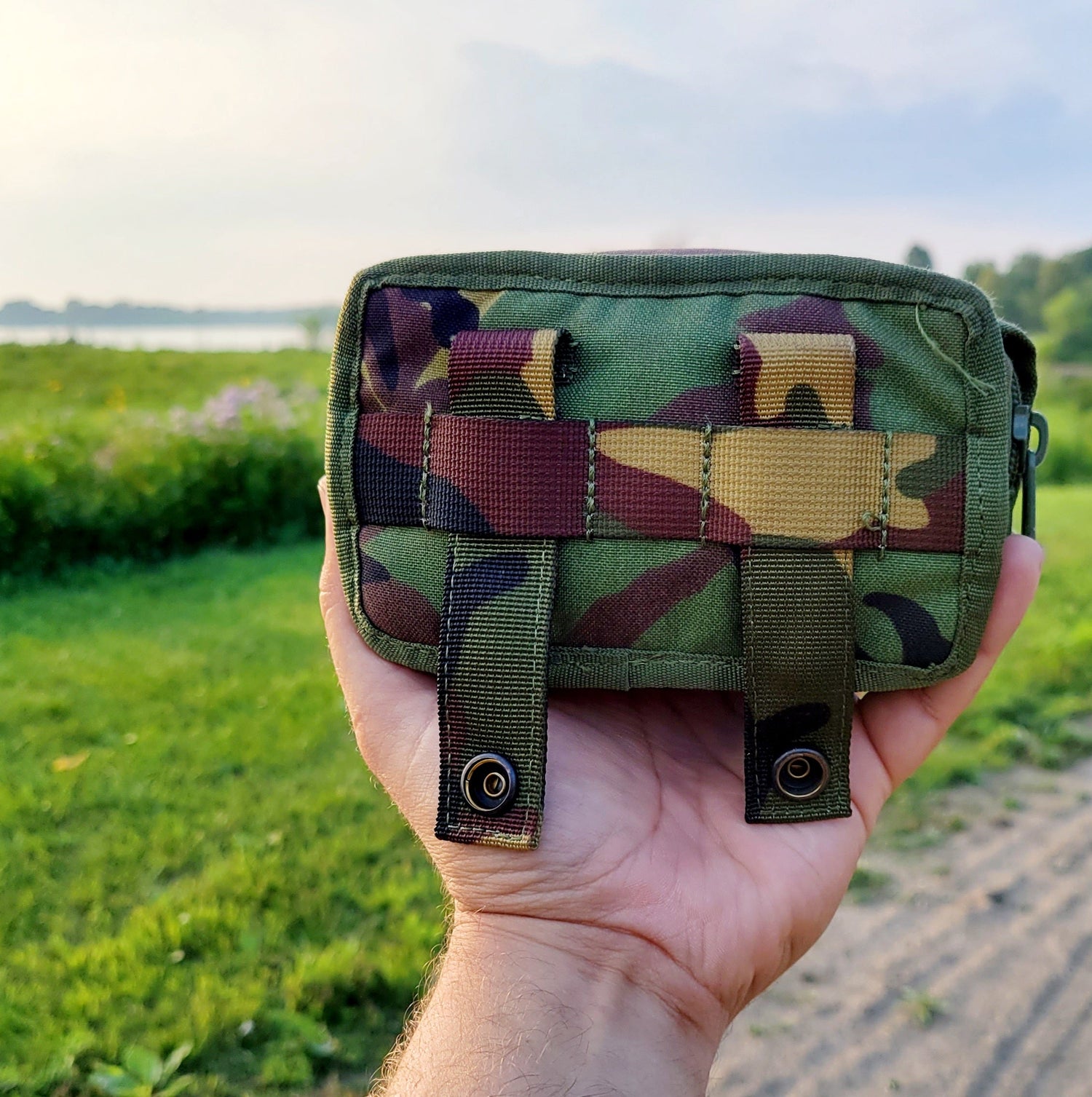 onethiefsurplus Dutch DPM pattern pouch with MOLLE/PALS attachments