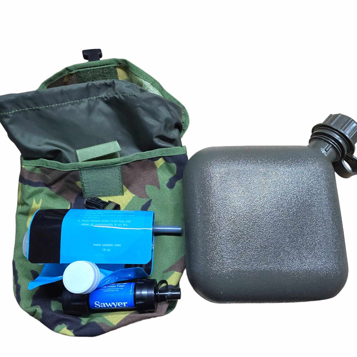onethiefsurplus Dutch Woodland DPM 2Qt Canteen Pouch