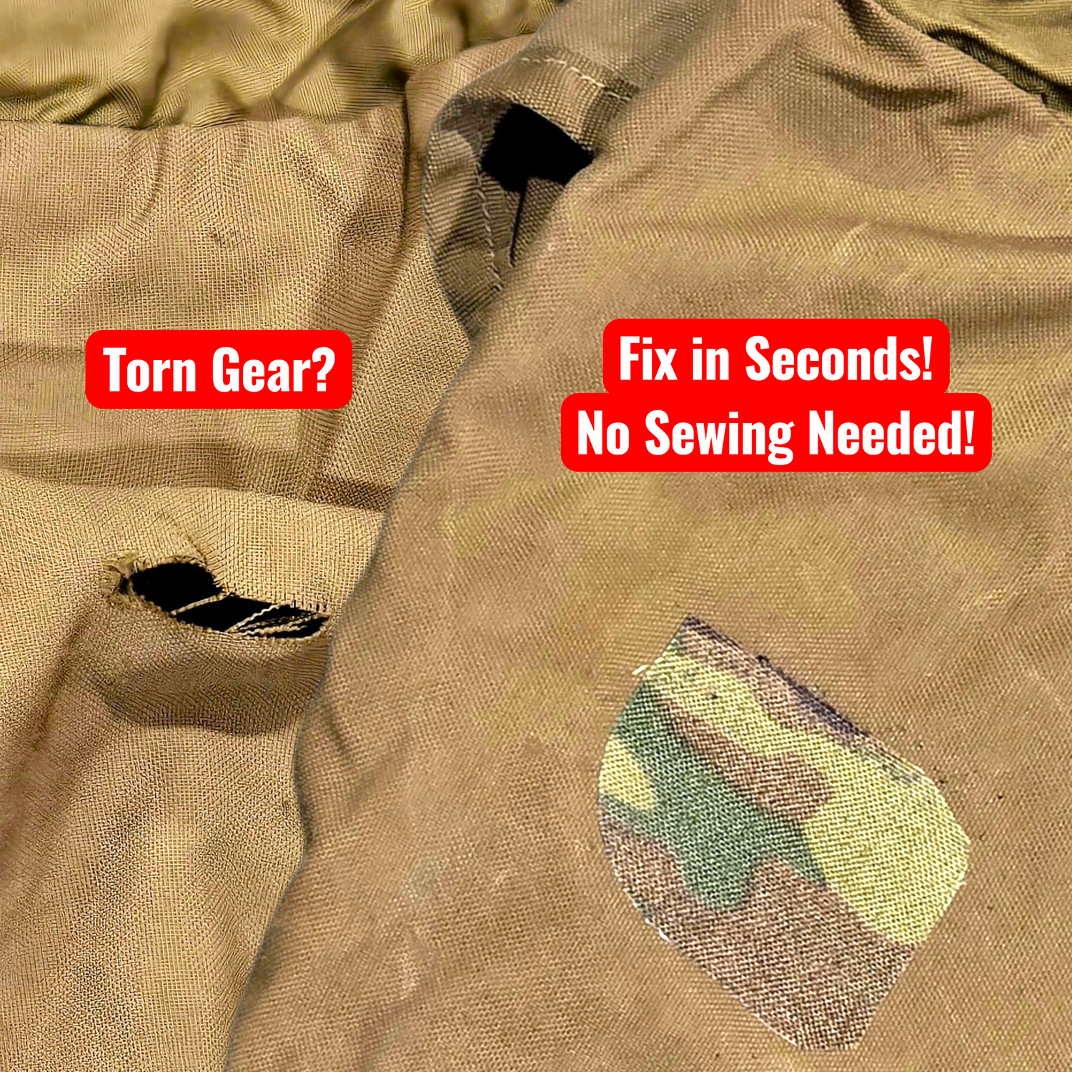 onethiefsurplus gear USGI Mission Essential IR/ Fire Resistant OCP Adhesive Patch Kit