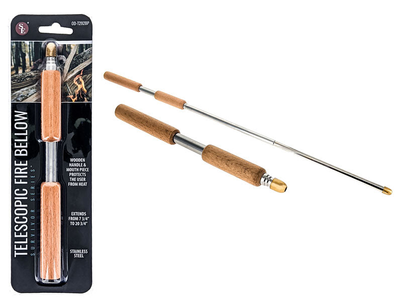 onethiefsurplus Telescopic Stainless Steel Fire Blower