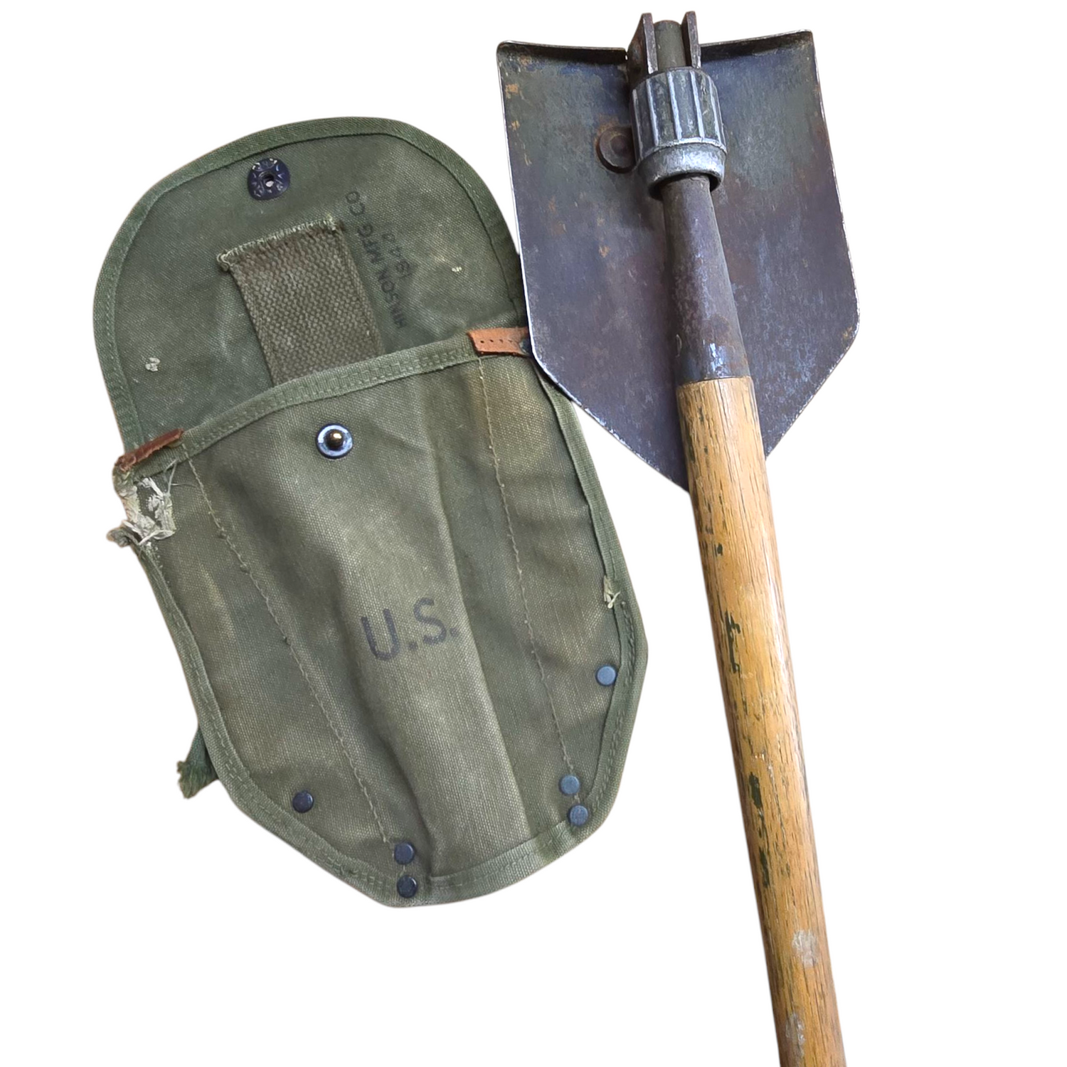 U.S. M43 Entrenching Tool With Carrier