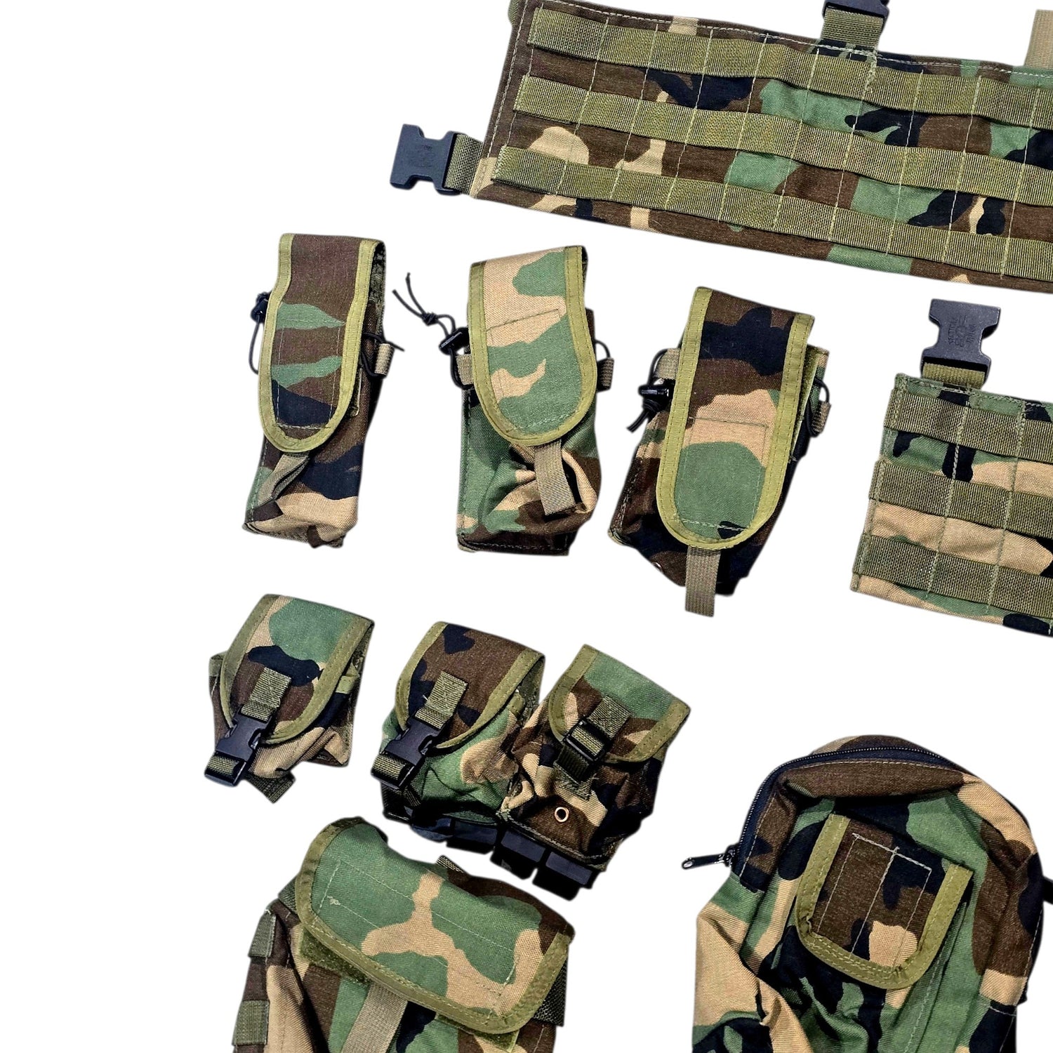 Tactical Tailor Ranger RACK Complete Set – M81 Woodland – New / Collector Grade