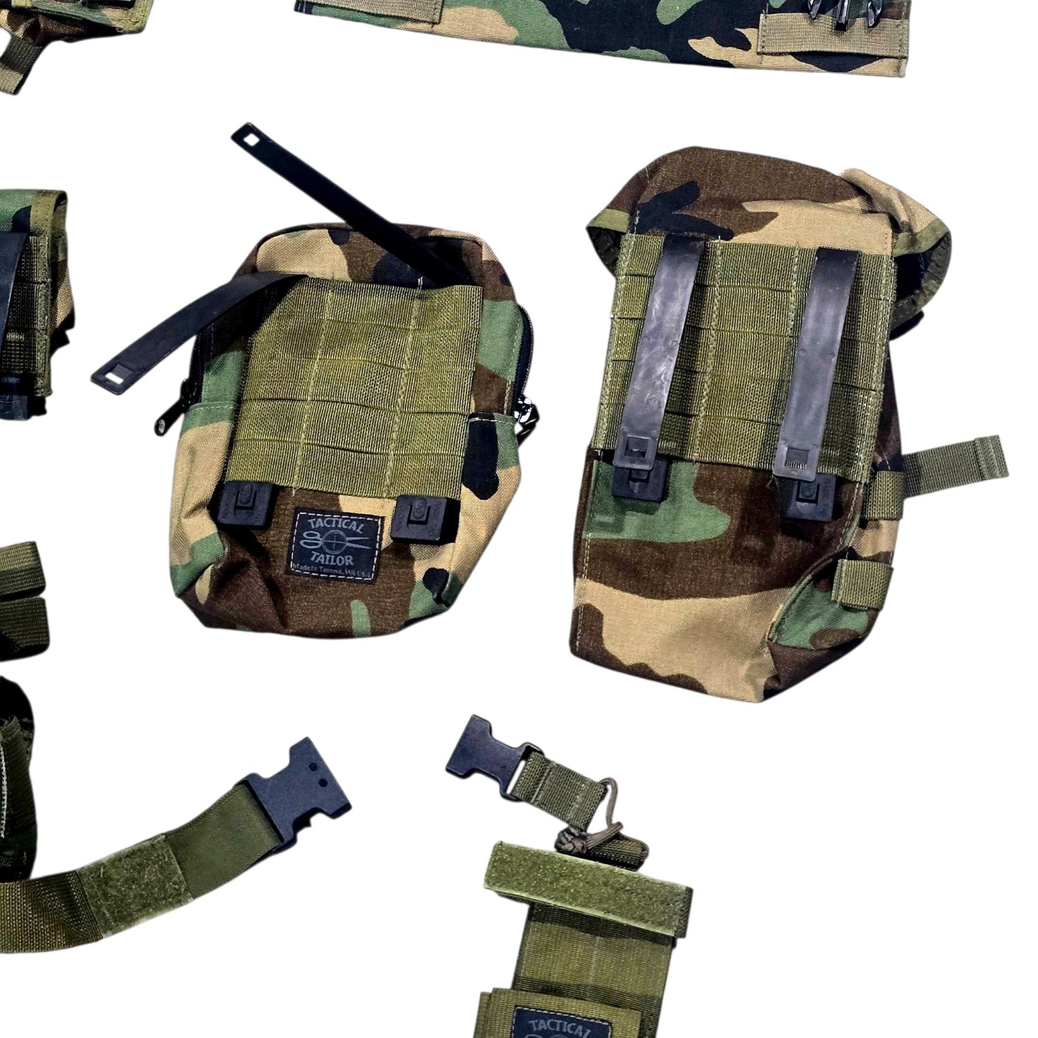 Tactical Tailor Ranger RACK Complete Set – M81 Woodland – New / Collector Grade