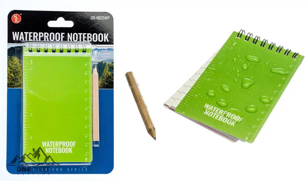 3’X 5’ Waterproof Notebook With Pencil
