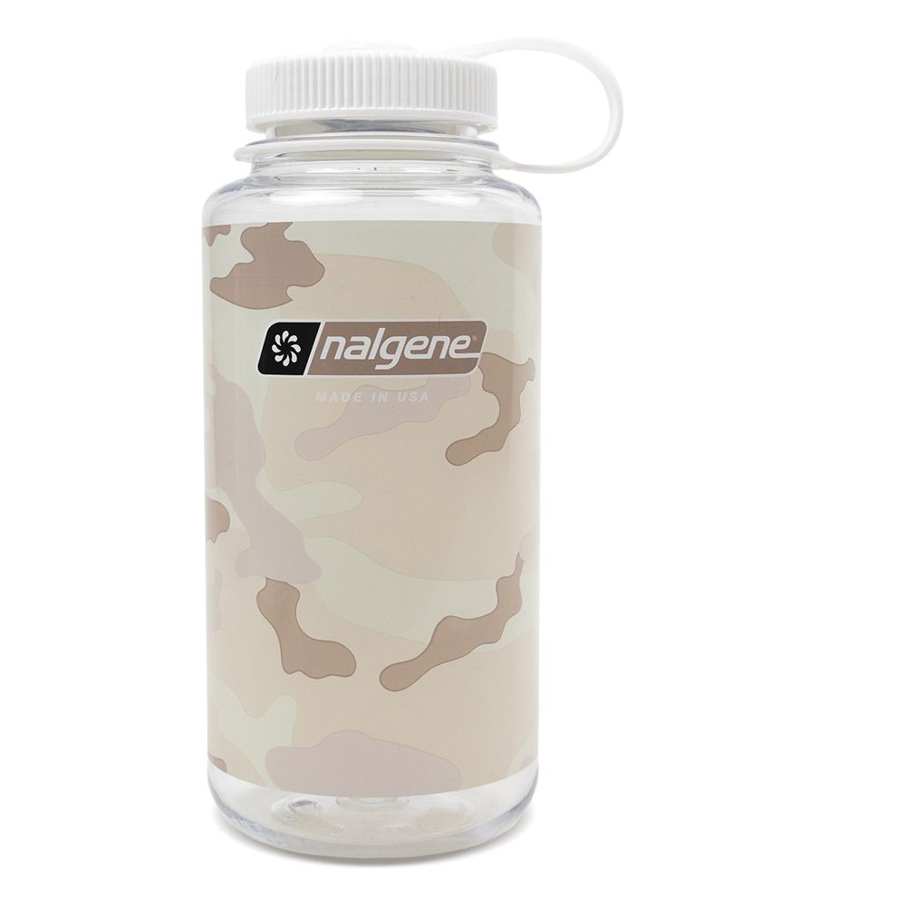 Nalgene Wide Mouth 32Oz Camo Clear Camping & Hiking