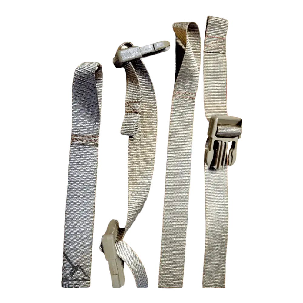 Filbe Main Pack Compression Straps With 4X Male Buckles