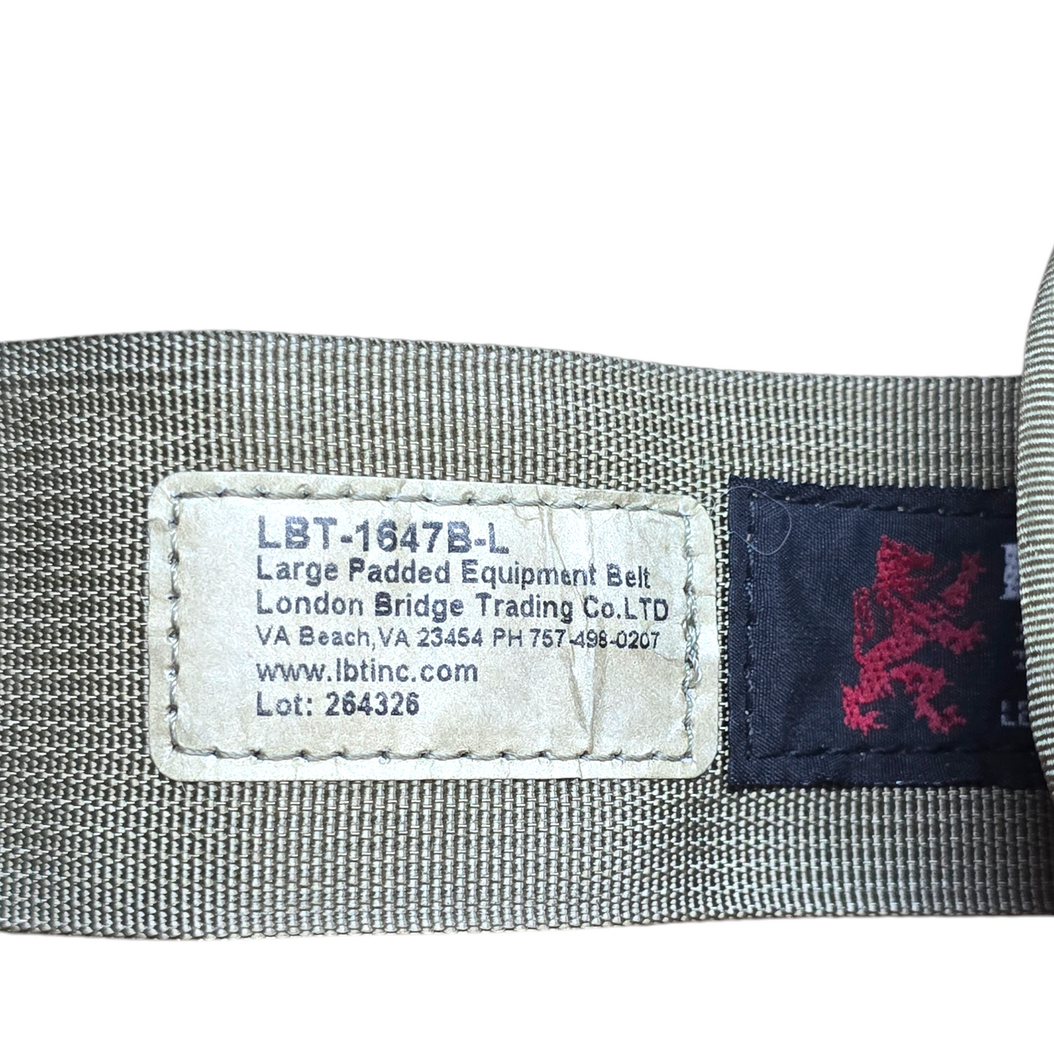 London Bridge Trading 1647B-L Padded Battle Belt Camping & Hiking