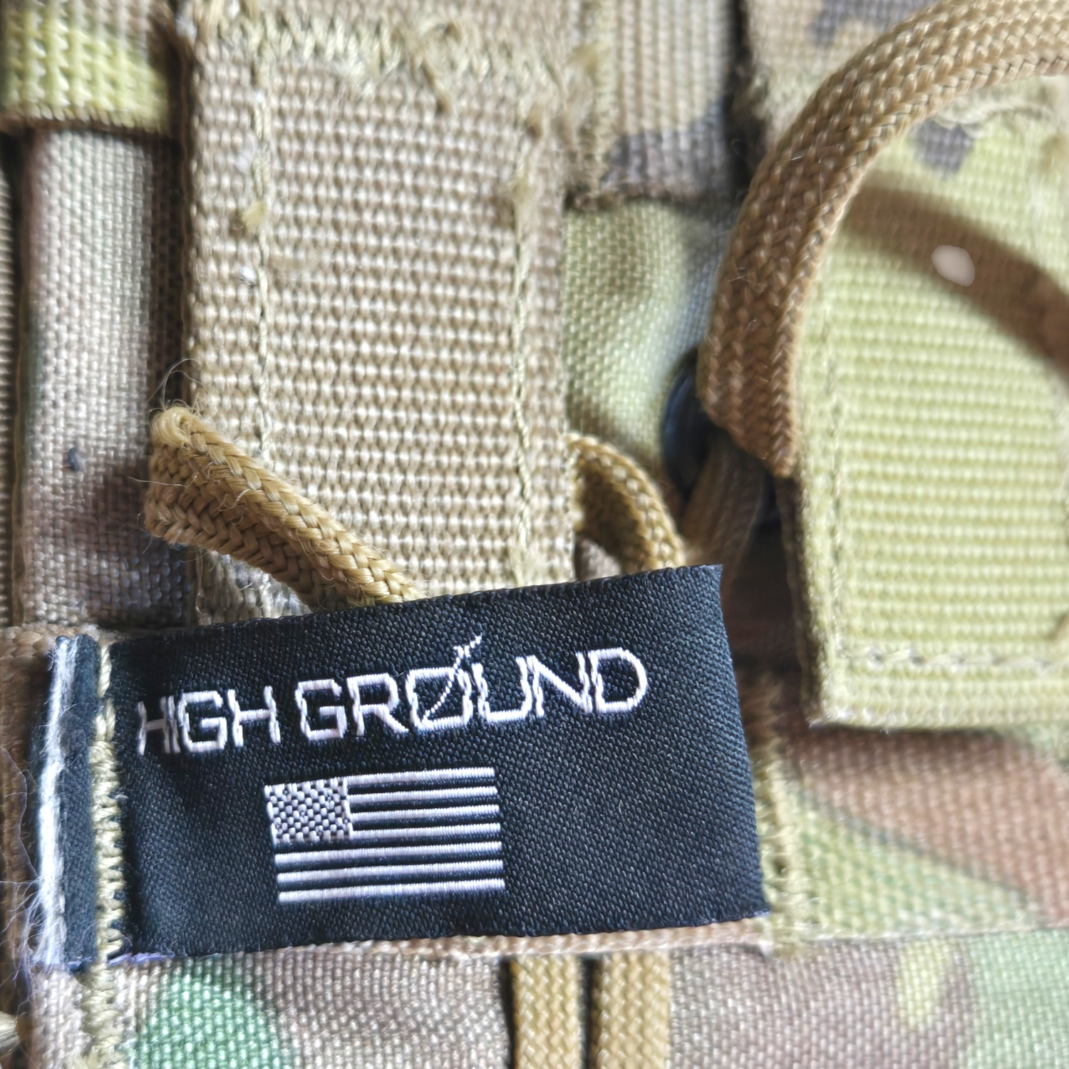 High Ground Gear Single-Hand Drop-Down Prc-163 Pouch Camping & Hiking