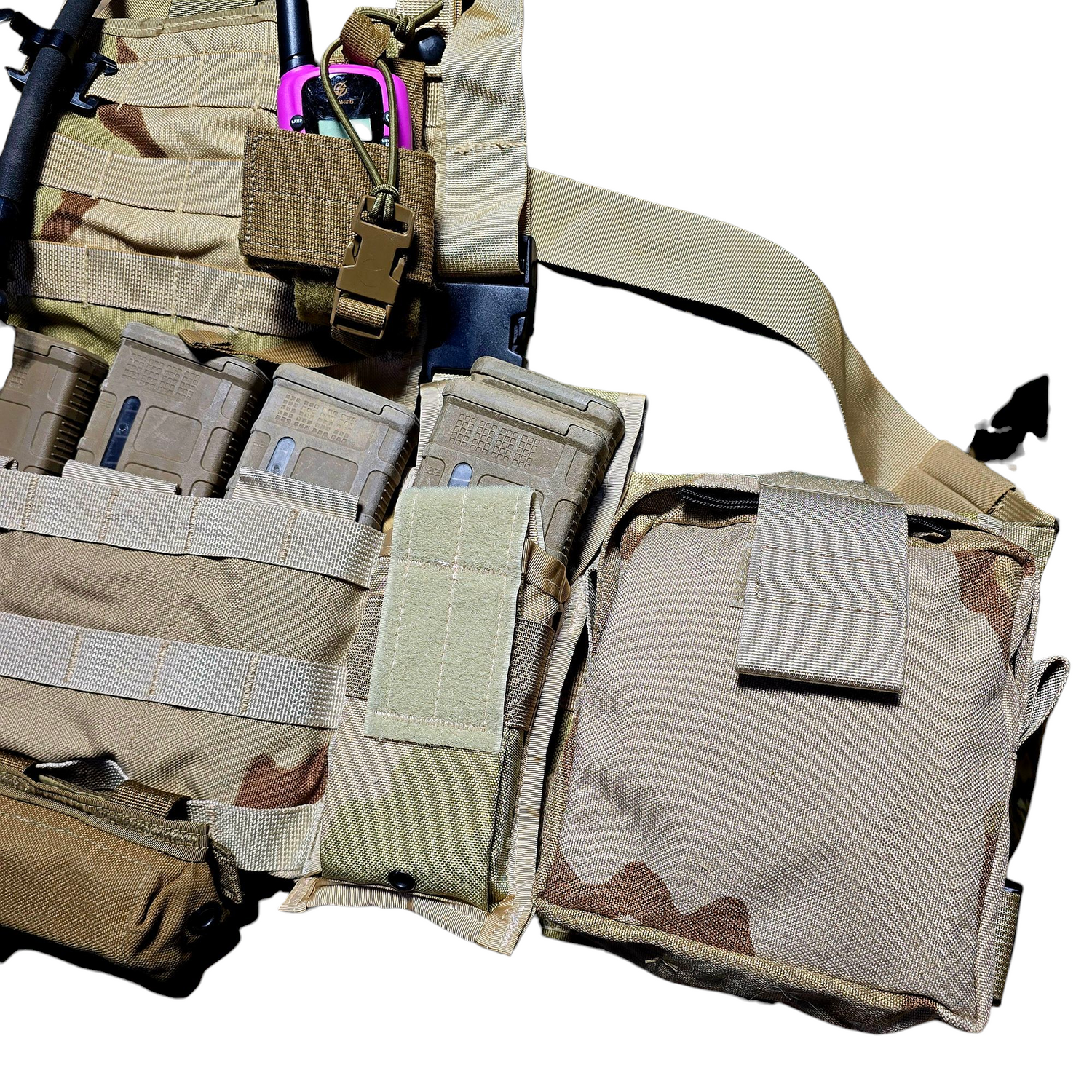 DCU Ranger Assault Carrying Kit (RACK) with pouches