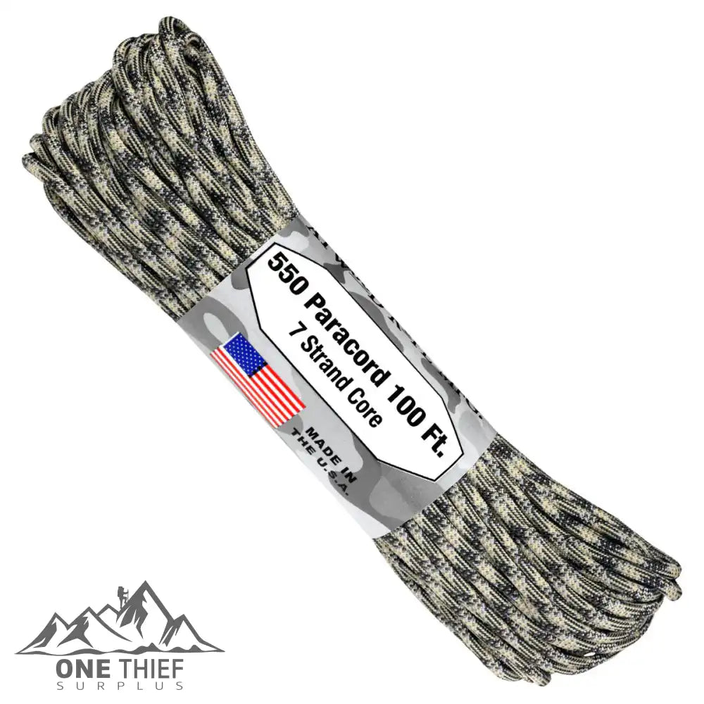 Atwood Rope 550 Paracord Snowcap Camping & Hiking