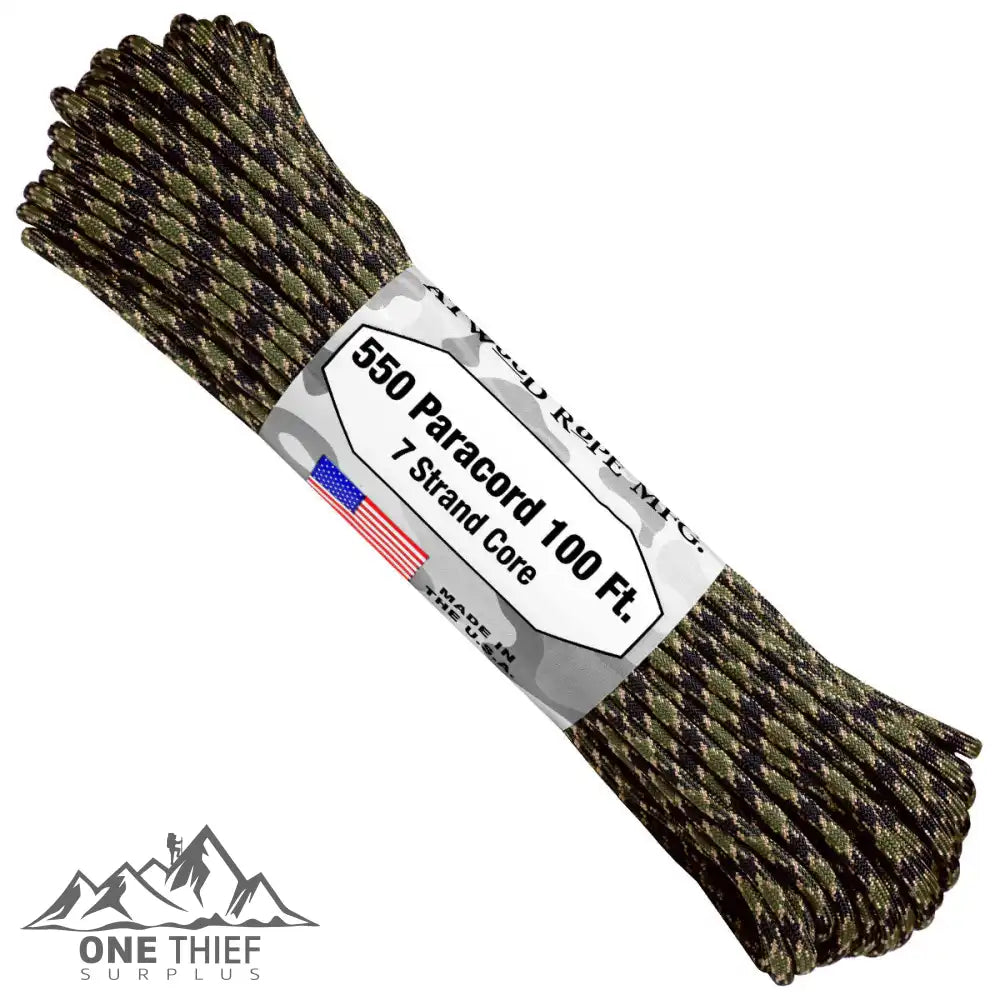 Atwood Rope 550 Paracord Veteran Camping & Hiking