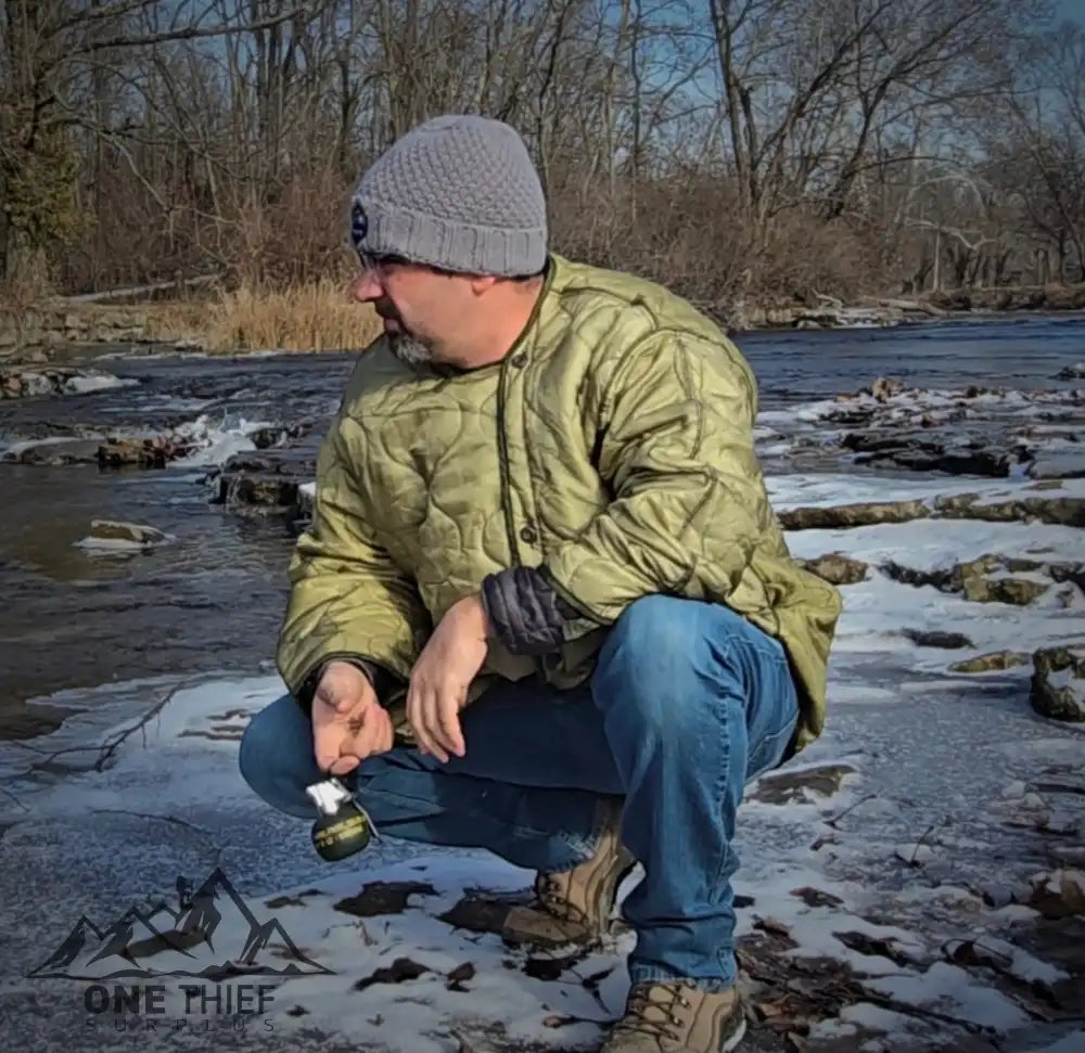 Extreme Cold Weather Parka Liner (Smoking Jacket) Camping & Hiking