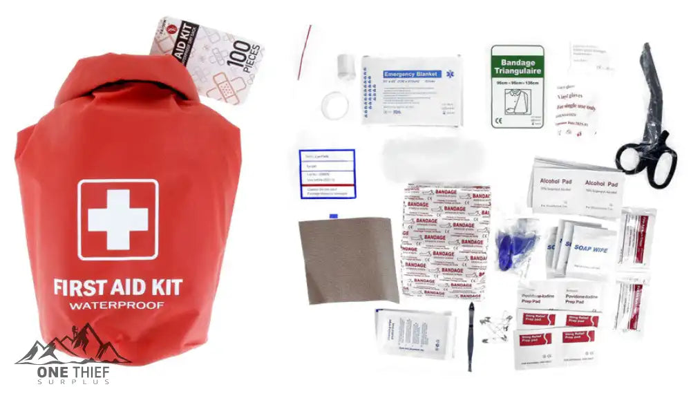 First Aid Kit With Waterproof Bag