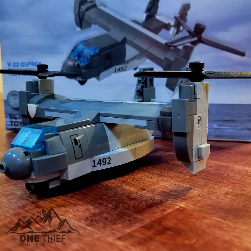 Lego Compatible Military Aircraft Builder Sets (V-22 Osprey)