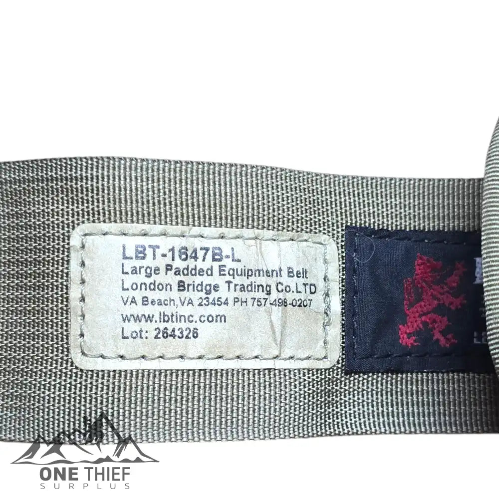 London Bridge Trading 1647B-L Padded Battle Belt Camping & Hiking