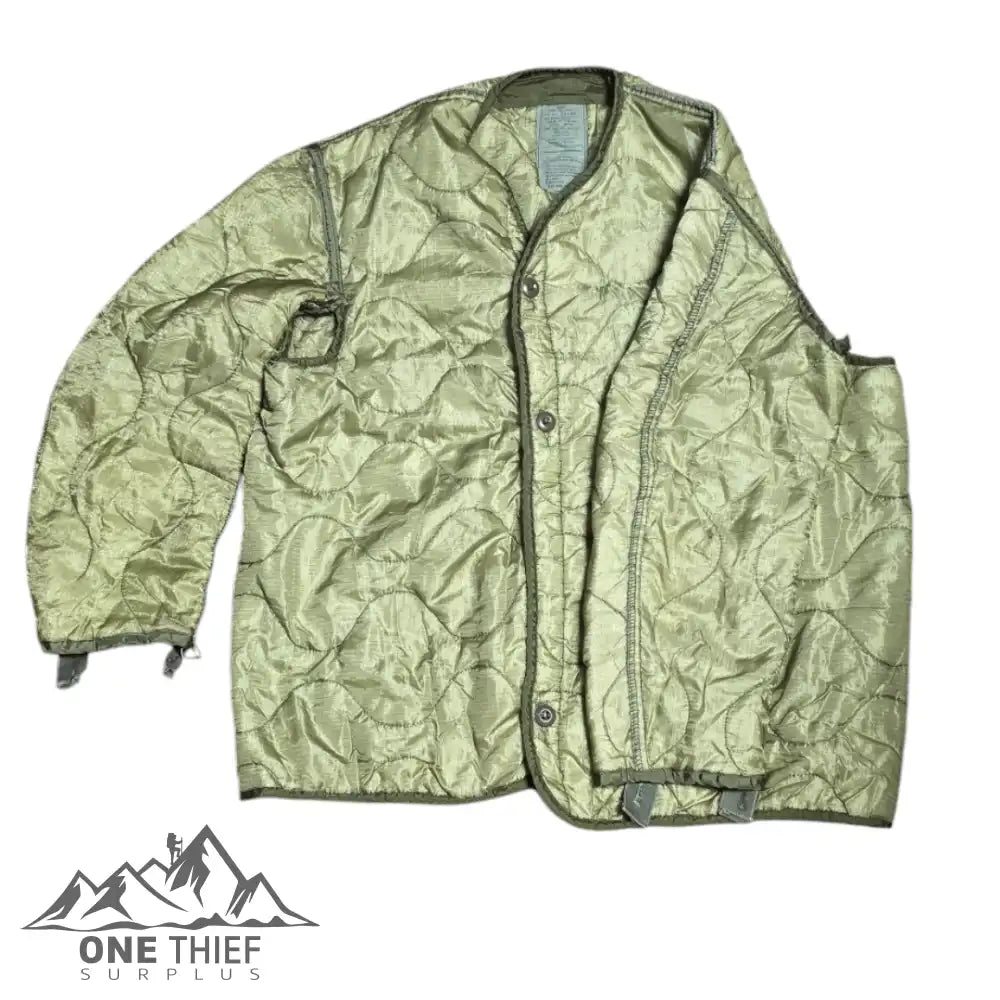 M65 Field Jacket Cold Weather Liner Aka ’The Smoking Jacket’ Camping & Hiking