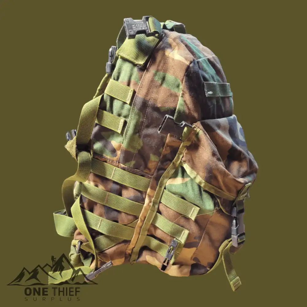 M81 Woodland Camo Buttpack, used - Omahas Army Navy Surplus