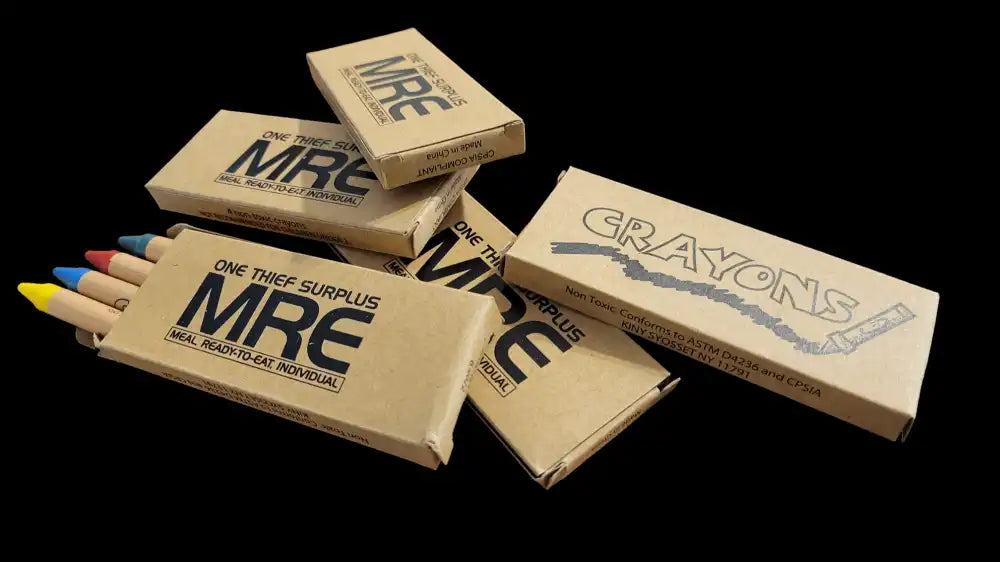 onethiefsurplus MRE Crayons (5 packs of 4 crayons)