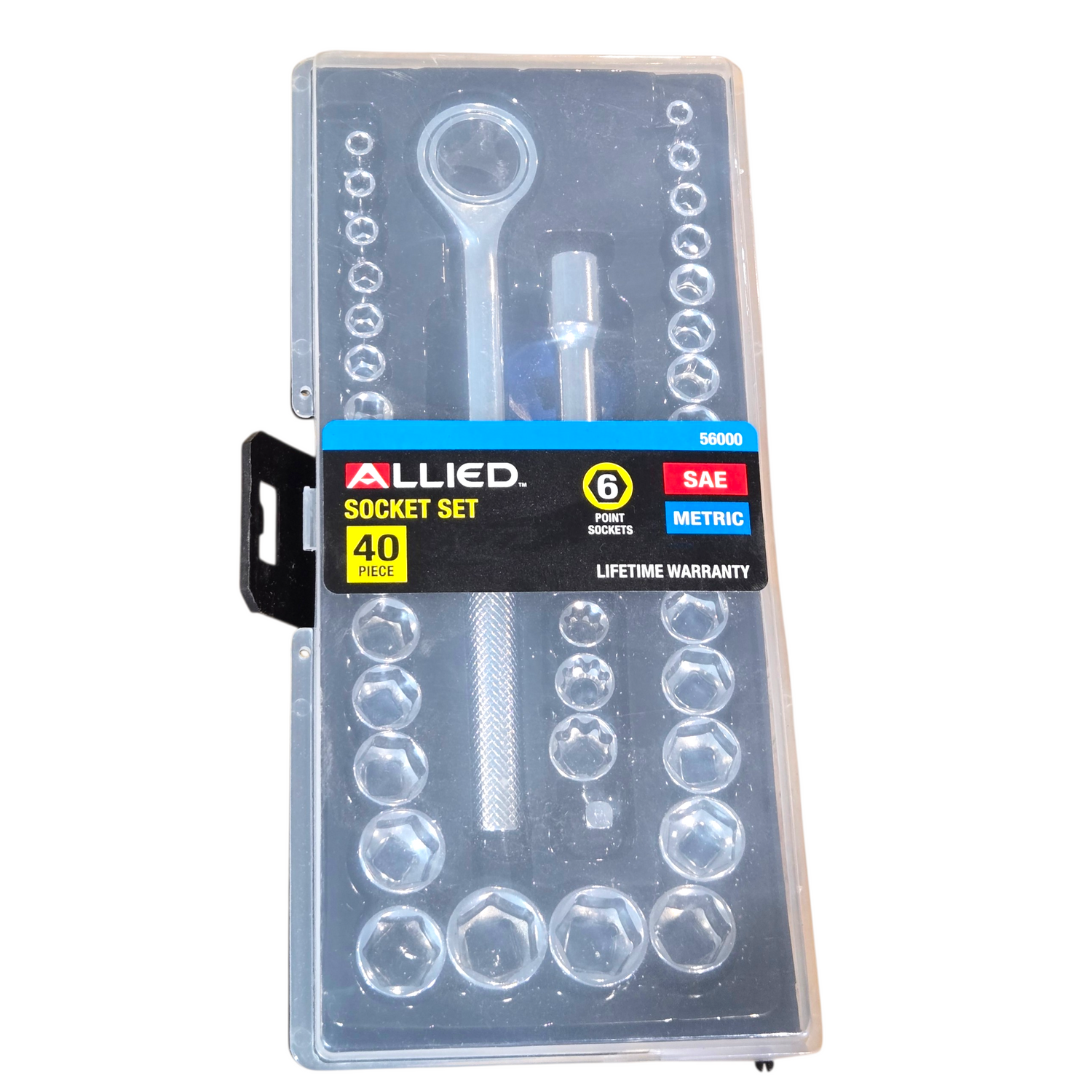 onethiefsurplus Camping & Hiking Allied 40 Piece SAE/Metric Socket Set