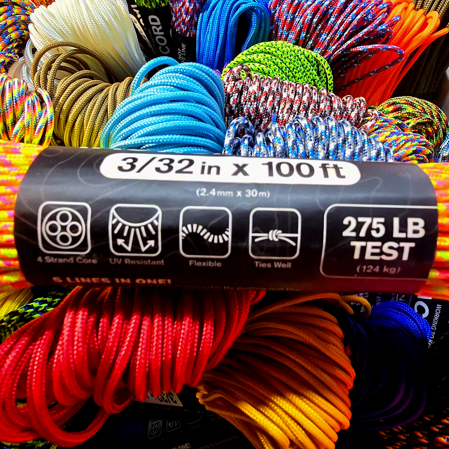 onethiefsurplus Camping & Hiking Atwood Rope 275lb Tactical Cord