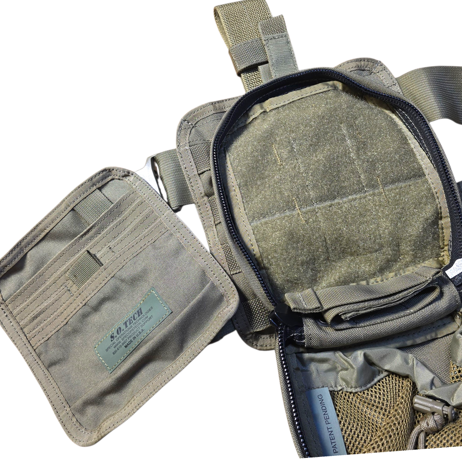 onethiefsurplus Camping & Hiking S.O. Tech Drop Leg Panel, IFAK Pouch, and Insert (Coyote)