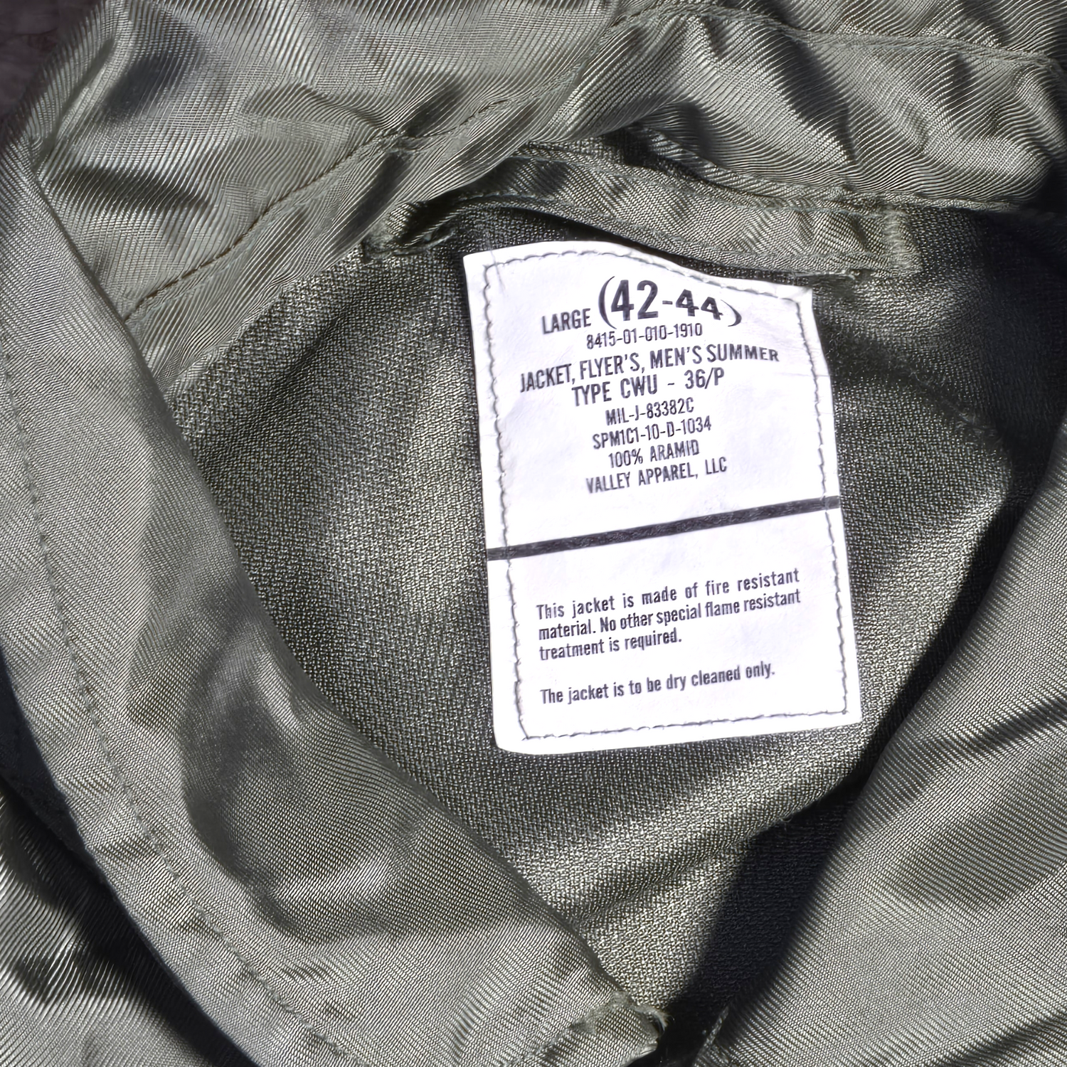 onethiefsurplus Camping & Hiking Summer Flyer's Jacket Type CWU