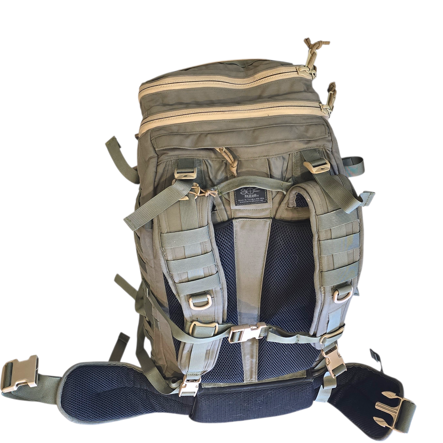 onethiefsurplus Camping & Hiking Tactical Tailor Extended Range Operator Pack  (Rare Smoke Green Colorway)