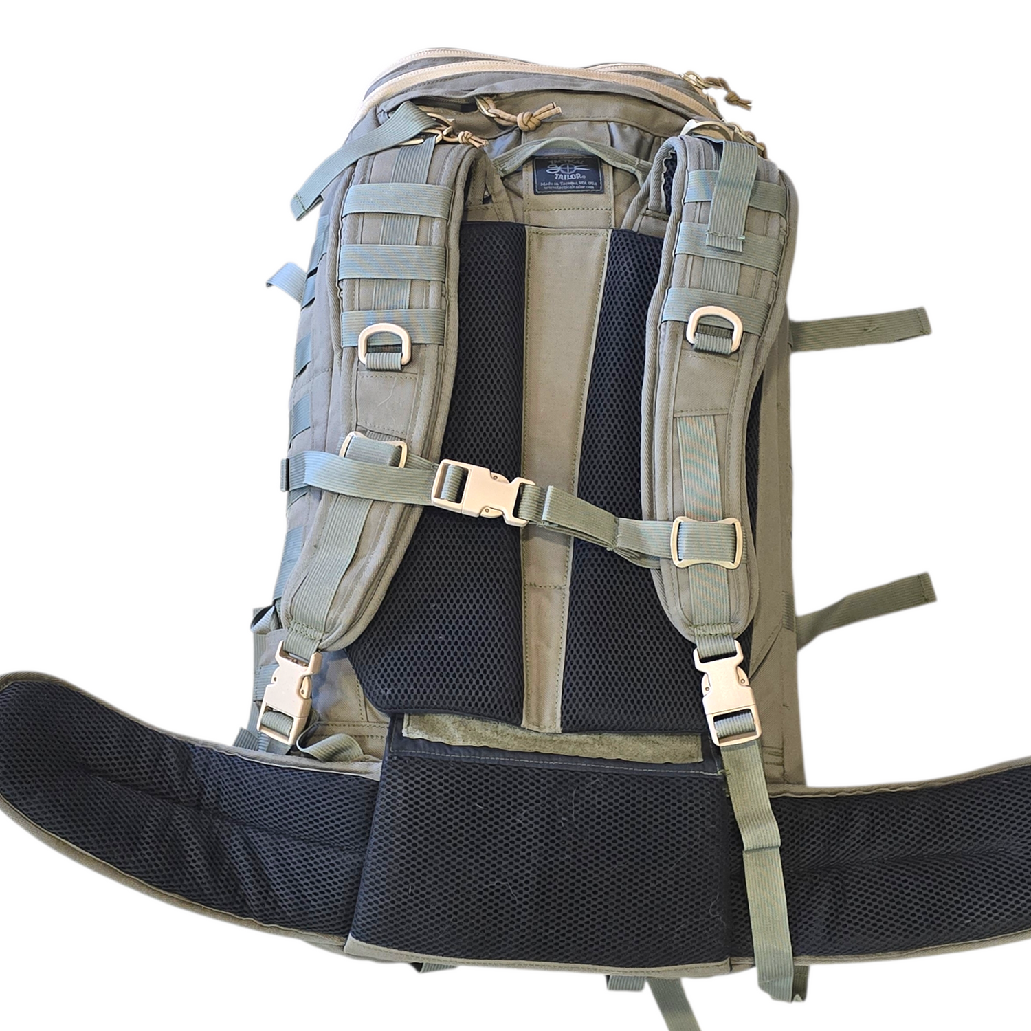 onethiefsurplus Camping & Hiking Tactical Tailor Extended Range Operator Pack  (Rare Smoke Green Colorway)
