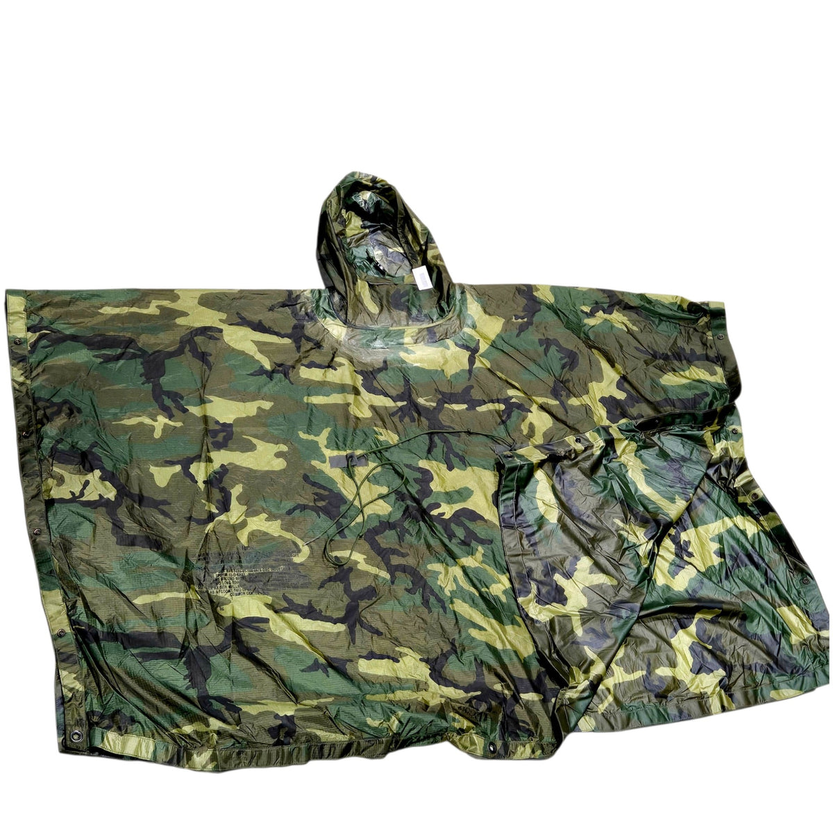 onethiefsurplus Camping & Hiking USGI Military Poncho – Genuine U.S. Military Surplus