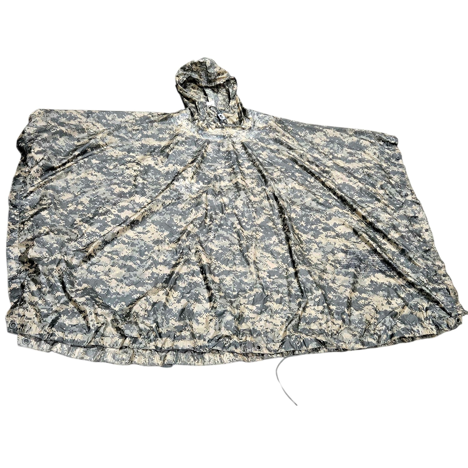 onethiefsurplus Camping & Hiking USGI UCP Military Poncho – Genuine U.S. Military Surplus