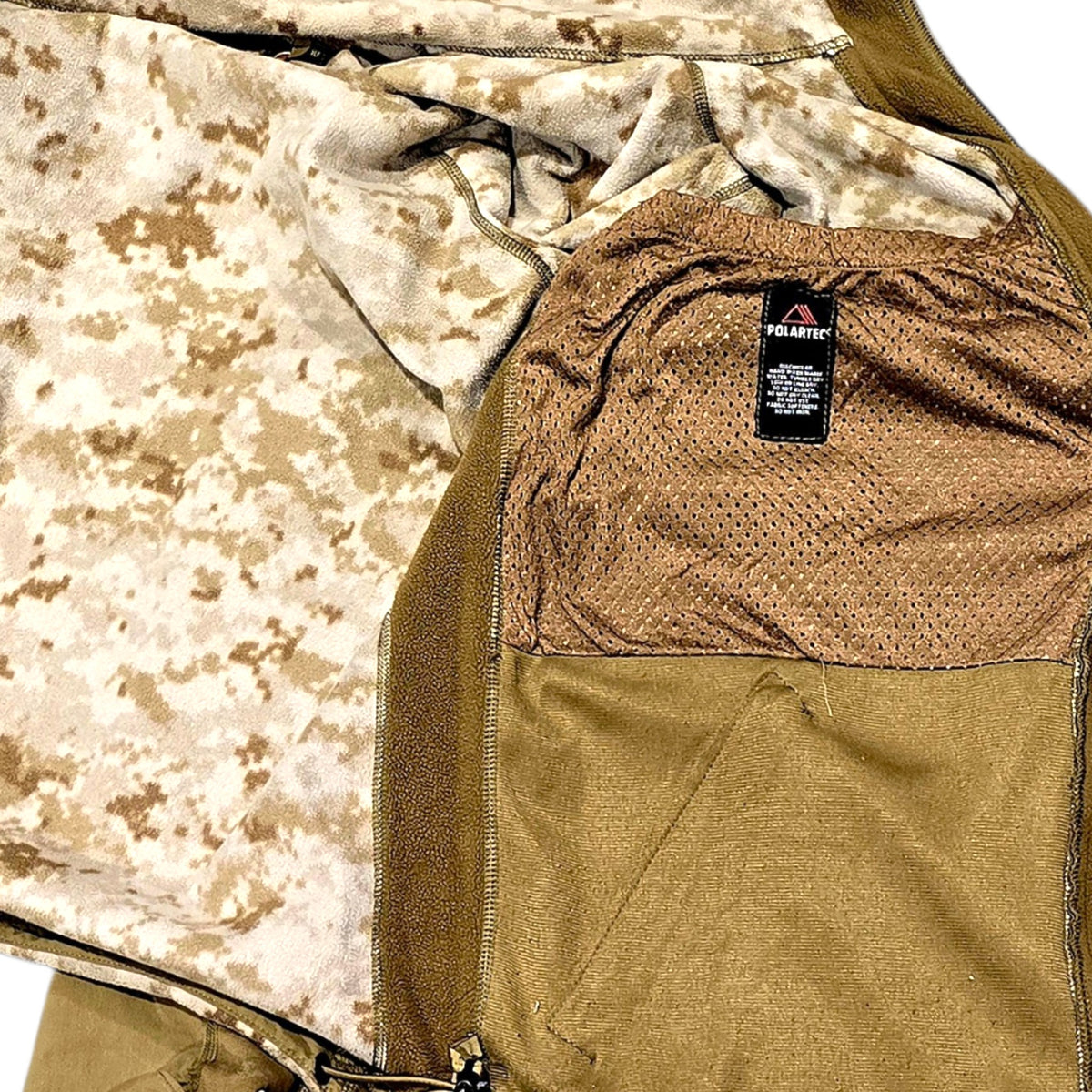 onethiefsurplus Clothing USMC Polartec Wind Pro Desert MARPAT Fleece Jacket