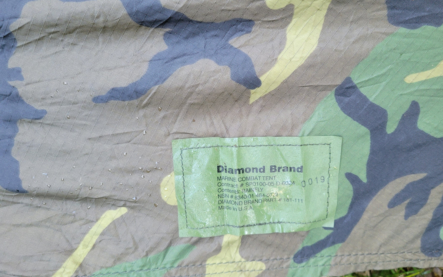 onethiefsurplus Diamond Brand USMC 2 Man Combat Tent